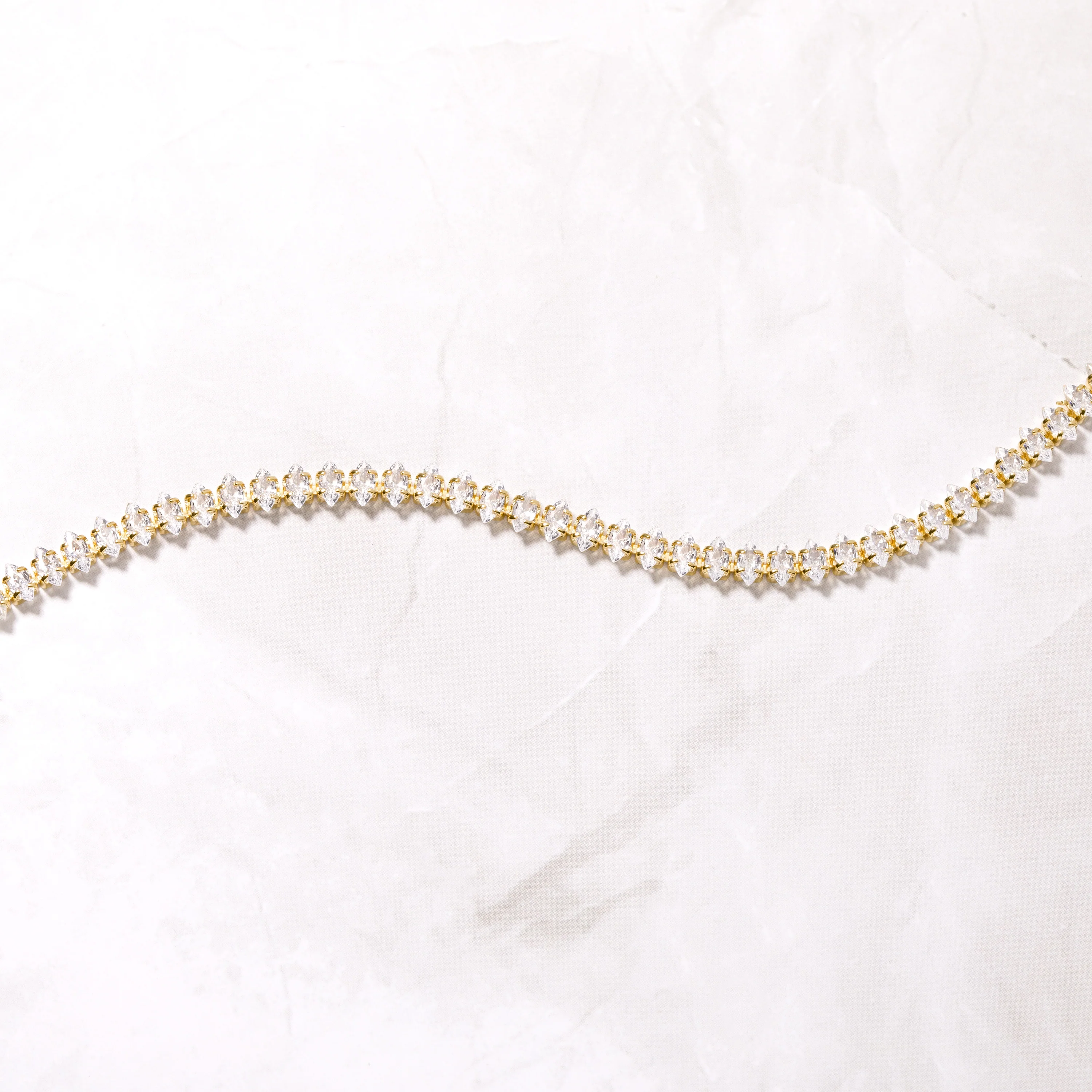 Marquise Tennis Anklet - Image 6