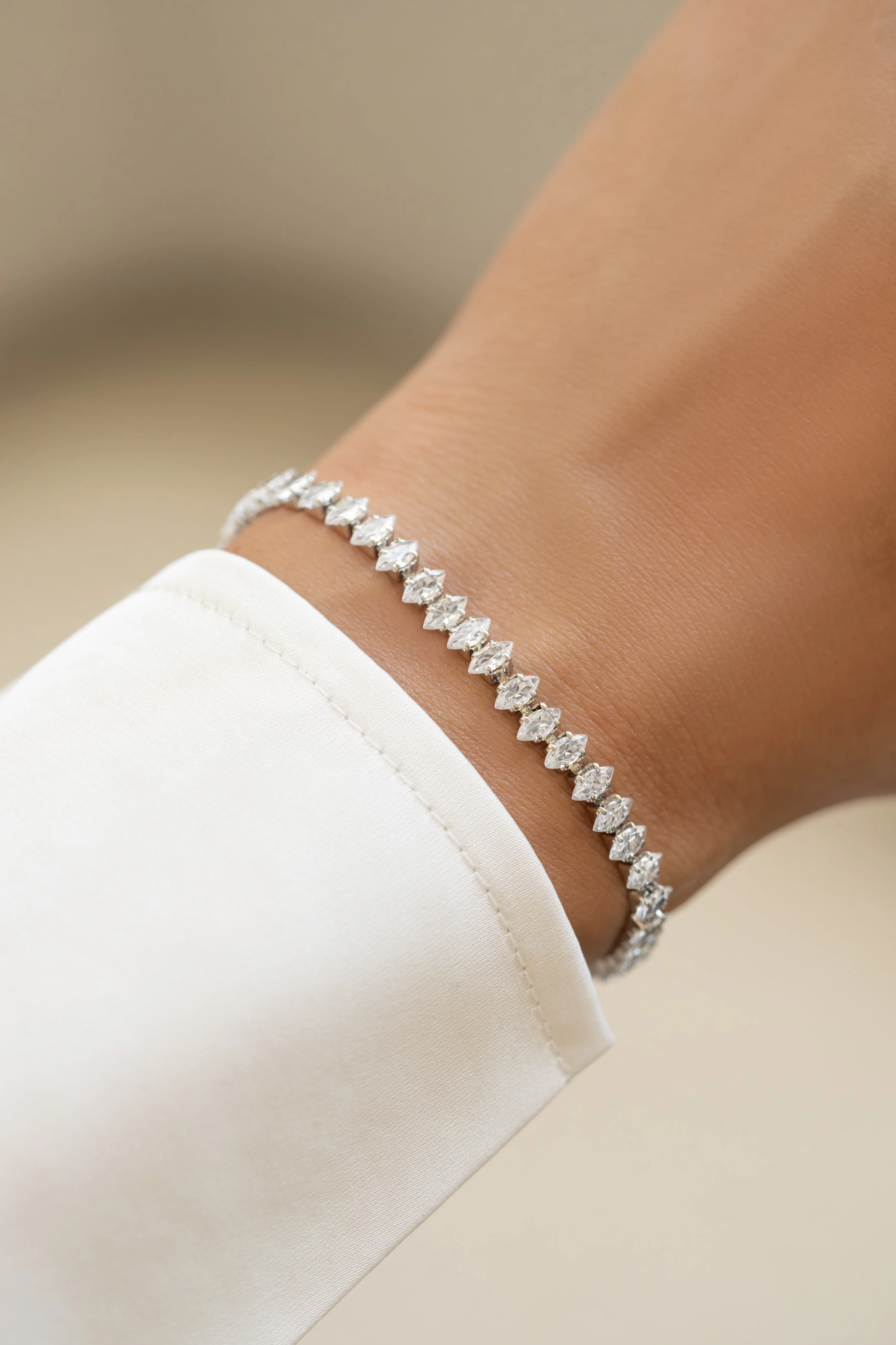 Marquise Tennis Bracelet - Image 4