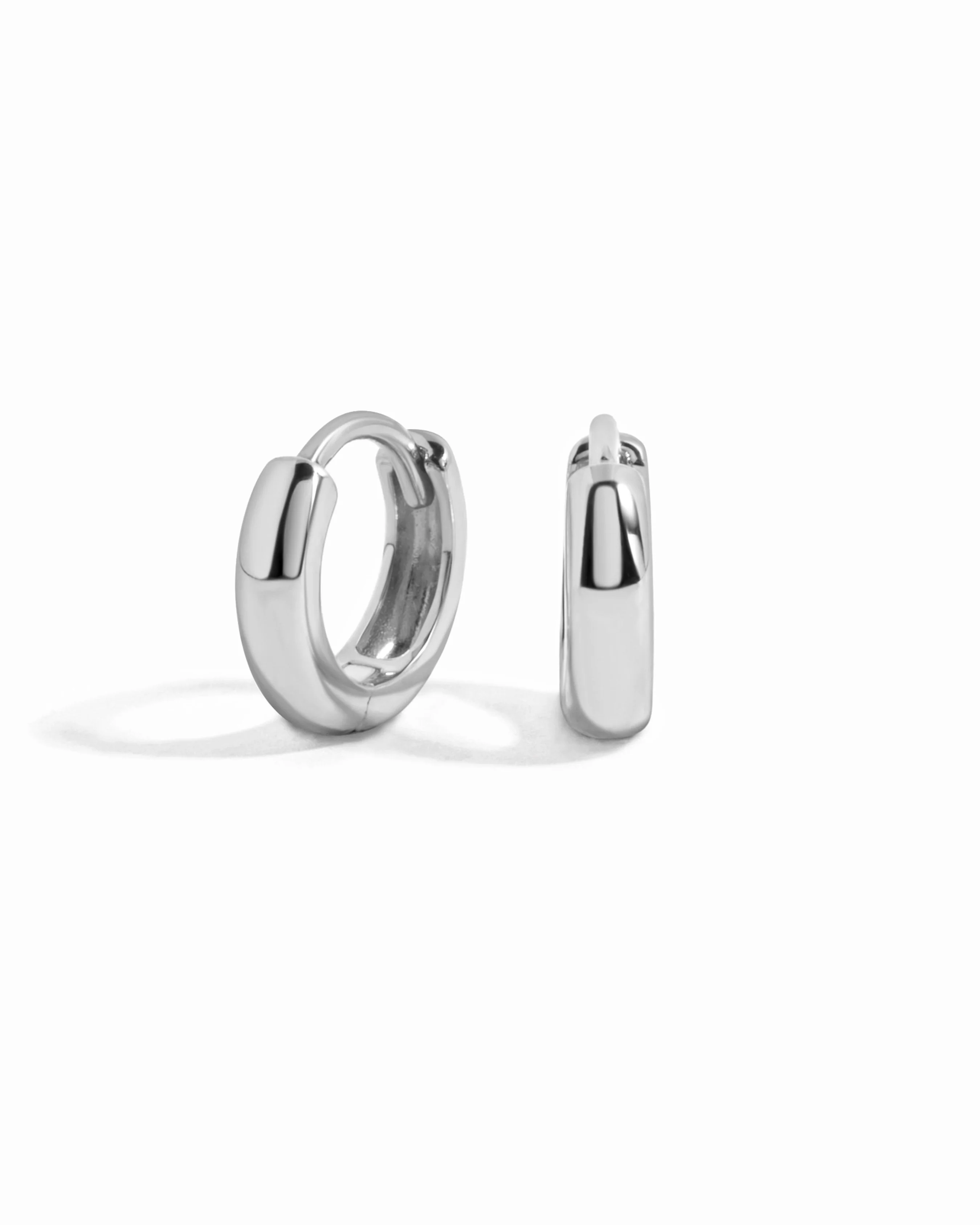 Minimalist Huggie Hoops - Image 10