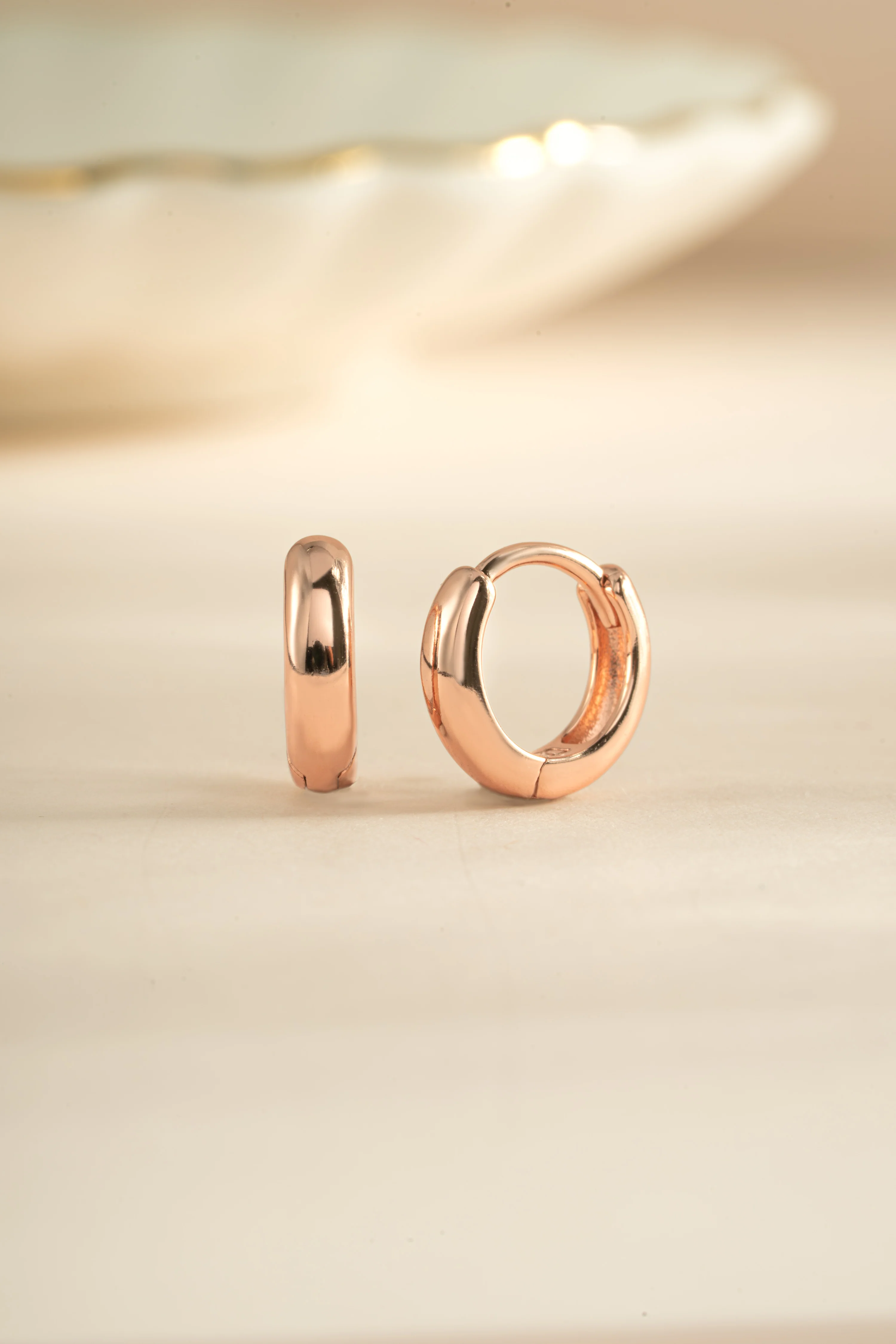 Minimalist Huggie Hoops - Image 5