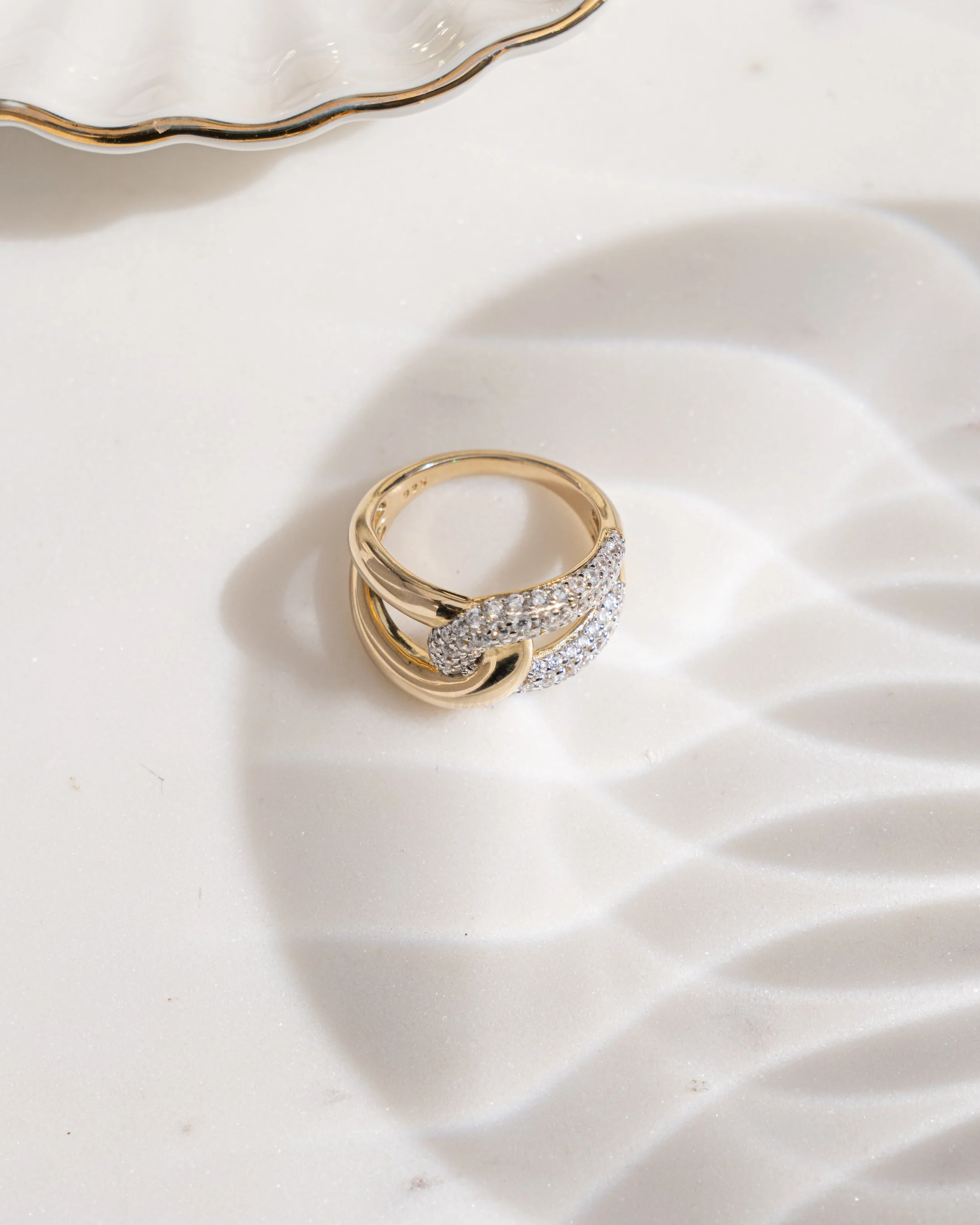 Mixed Metal Loop Ring - Image 5