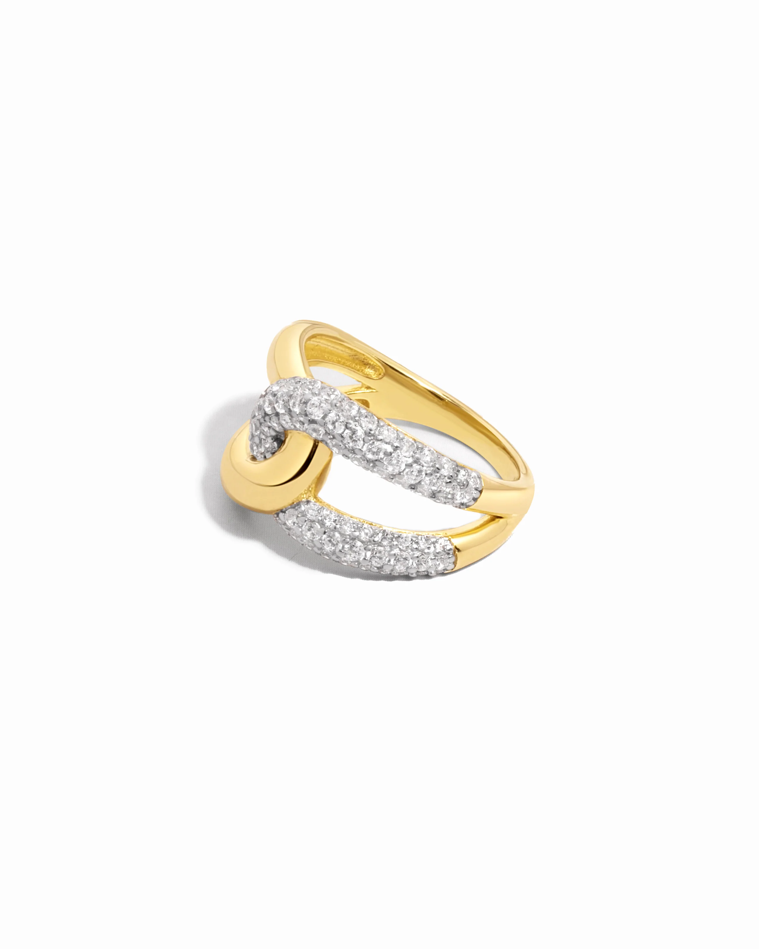Mixed Metal Loop Ring - Image 9