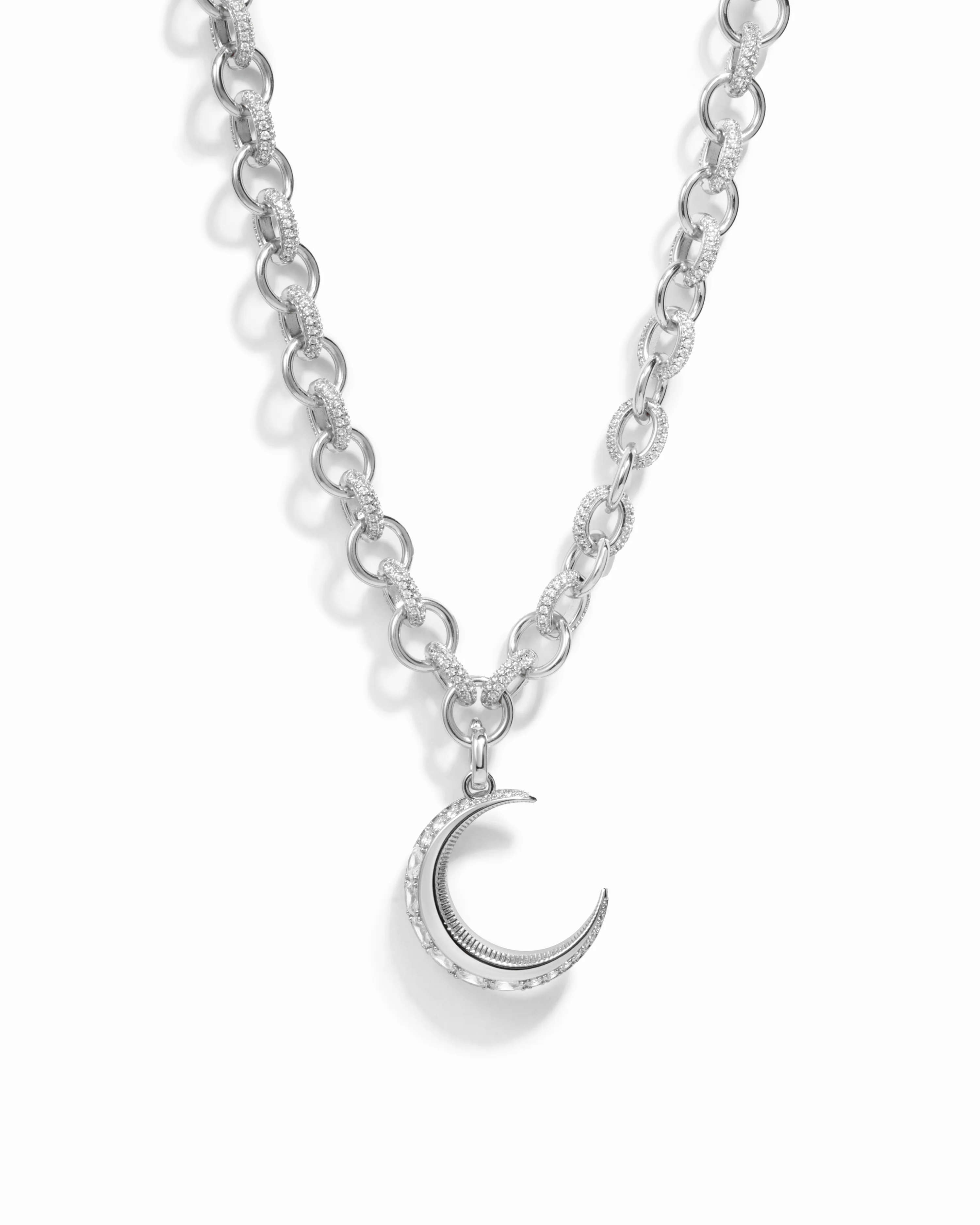 Moon Statement Necklace - Image 8