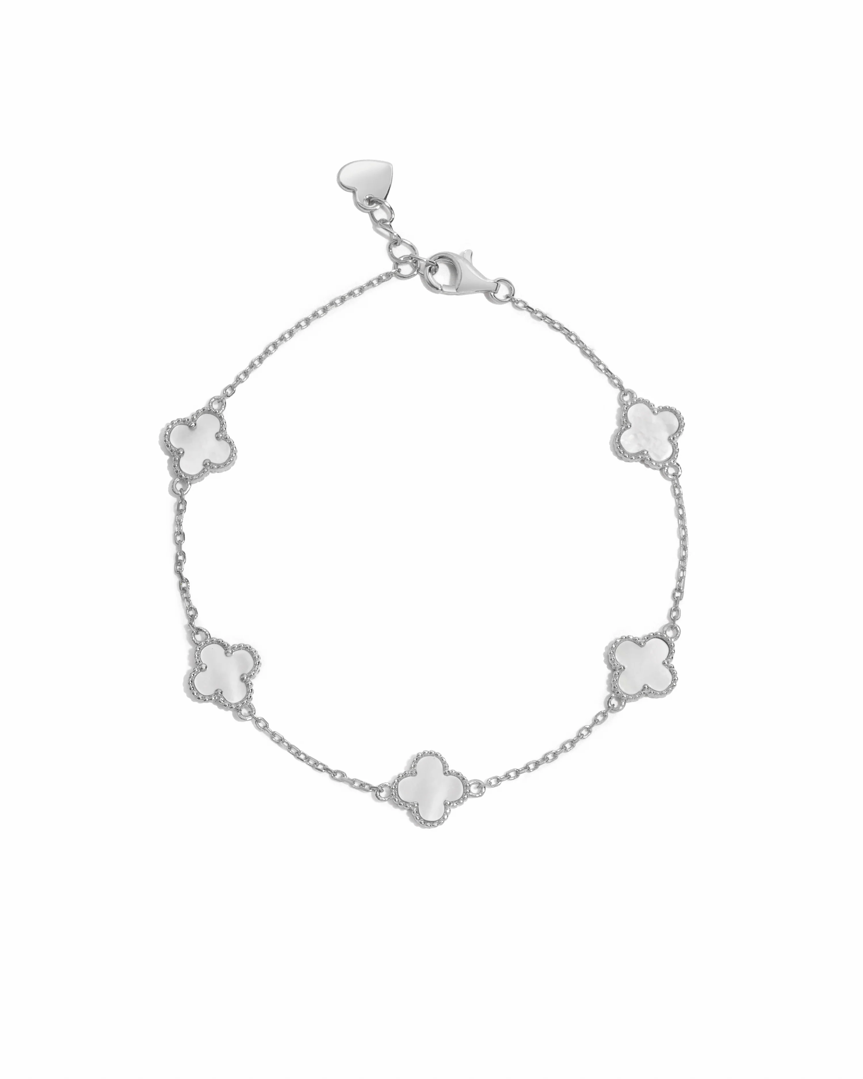 Mother of Pearl Clover Bracelet - Image 3