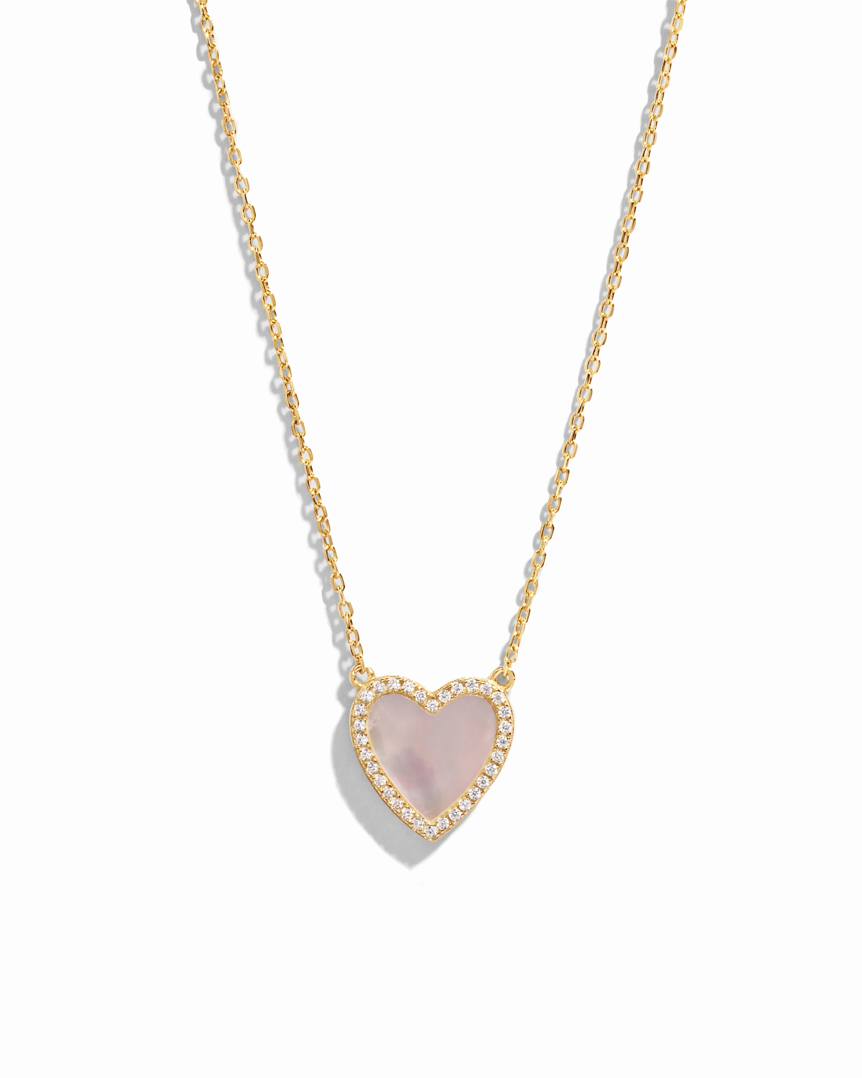 Mother of Pearl Heart Necklace