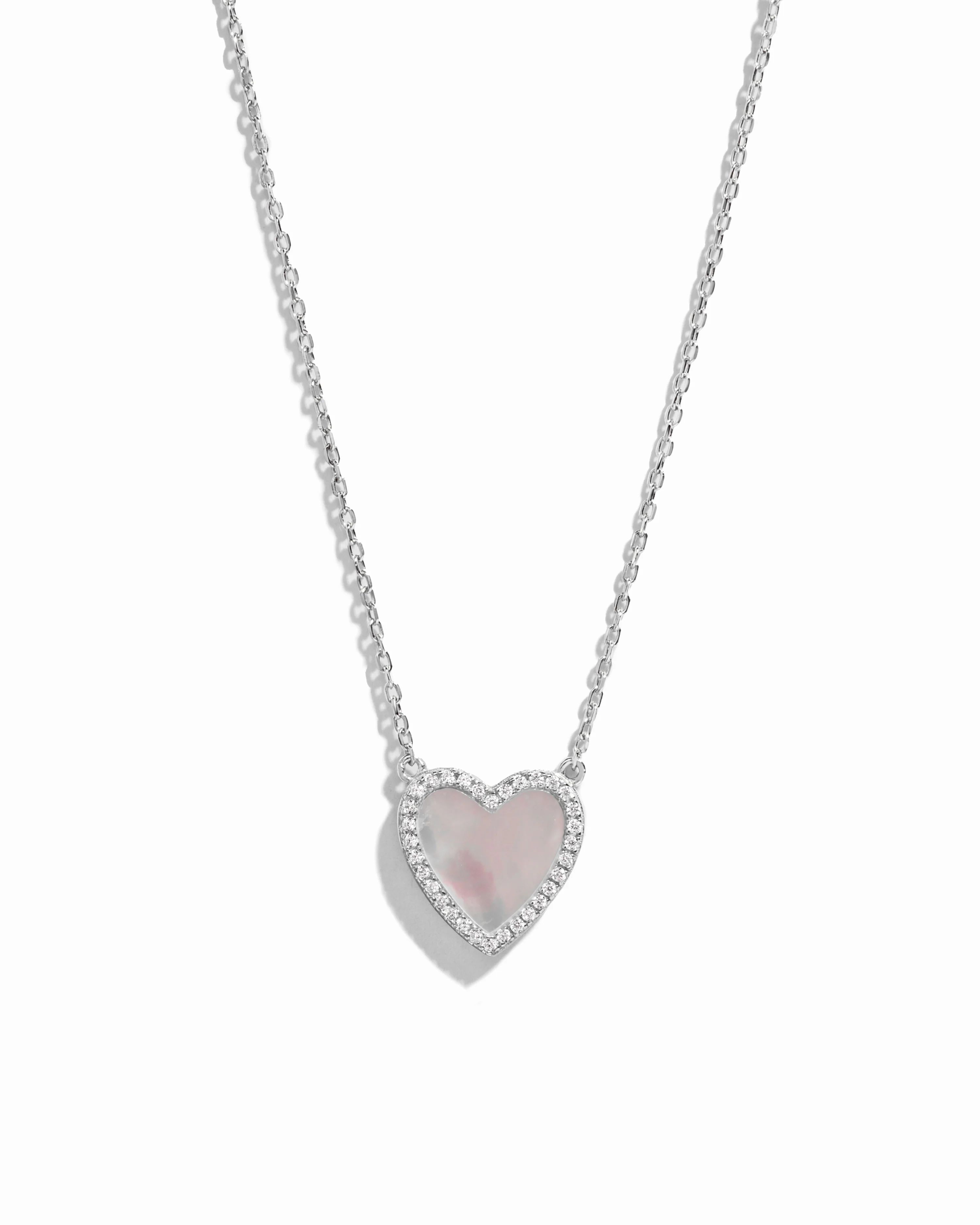 Mother of Pearl Heart Necklace - Image 9