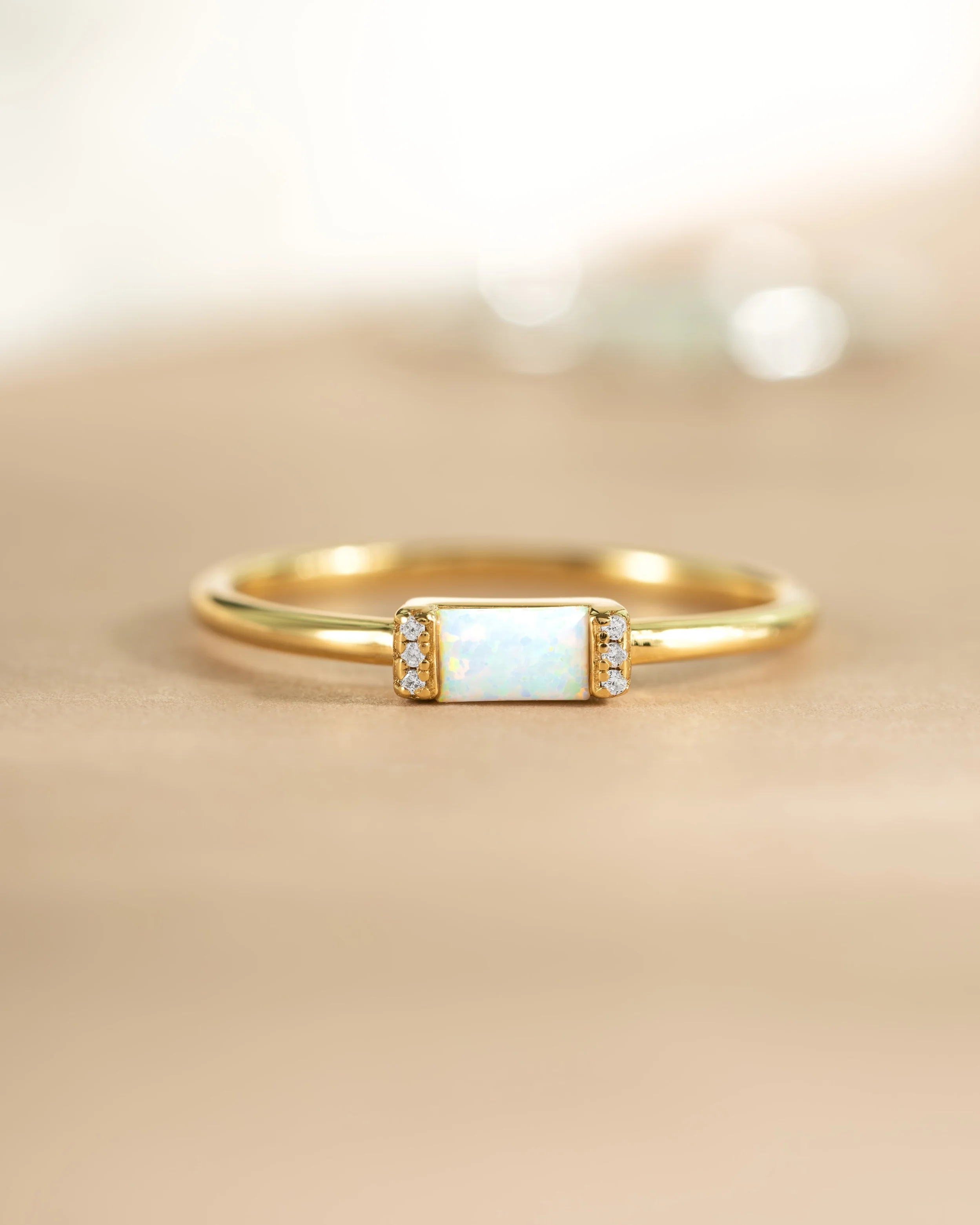 Opal Baguette Ring - Image 9
