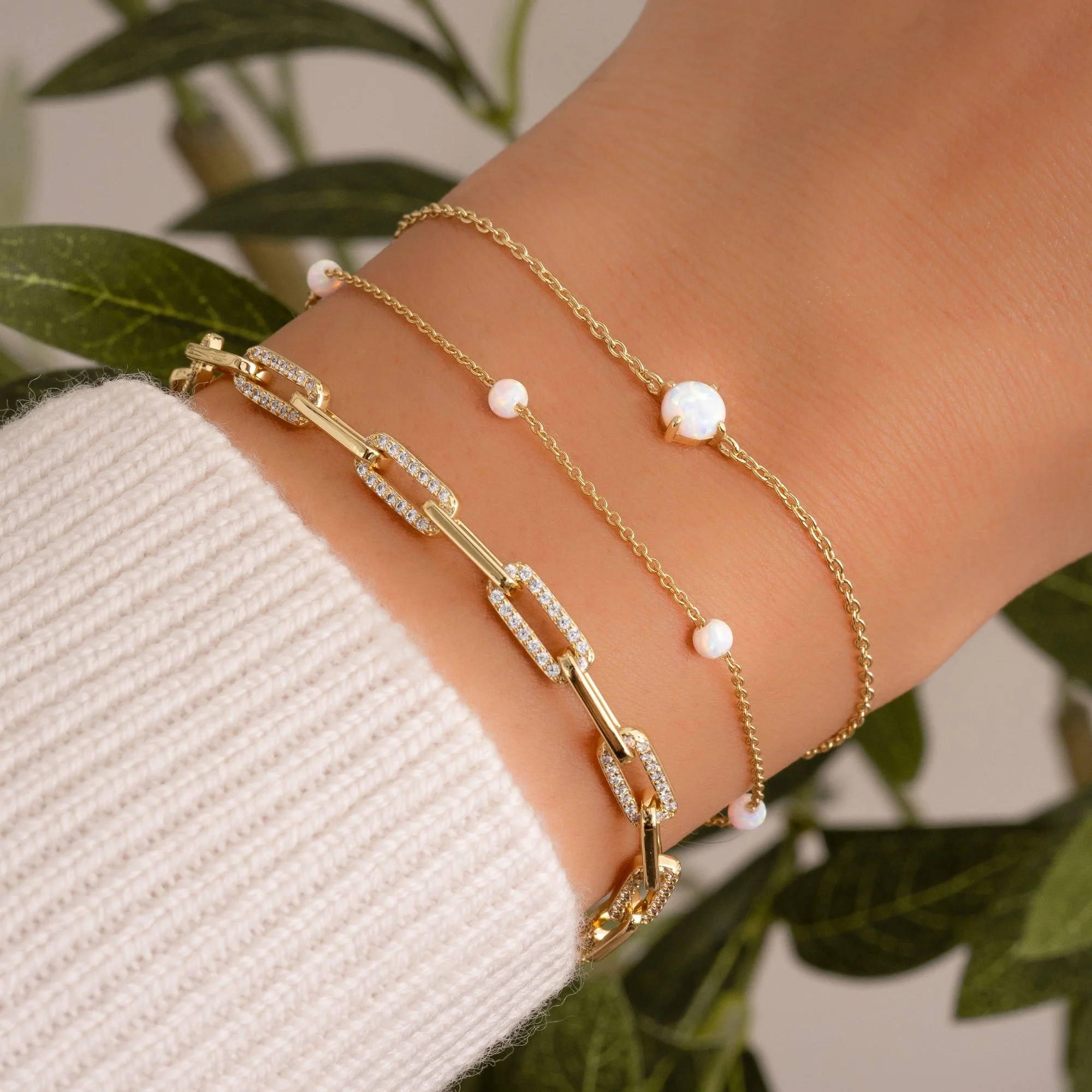 Opal Beaded Bracelet - Image 4