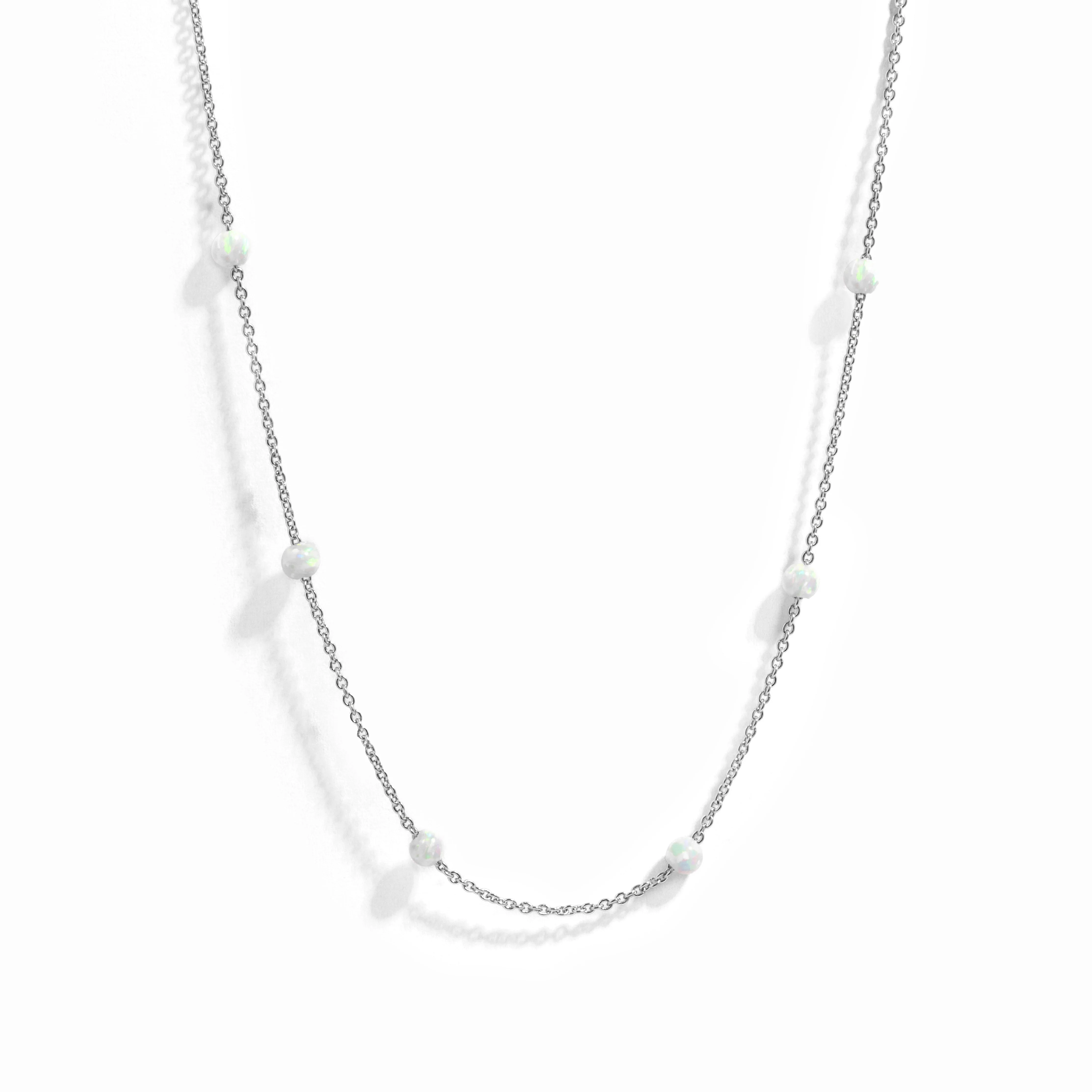 Opal Beaded Necklace - Image 3