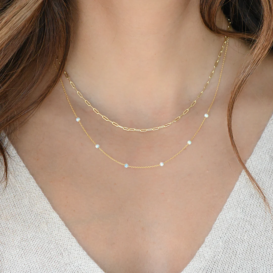 Opal Beaded Necklace - Image 8
