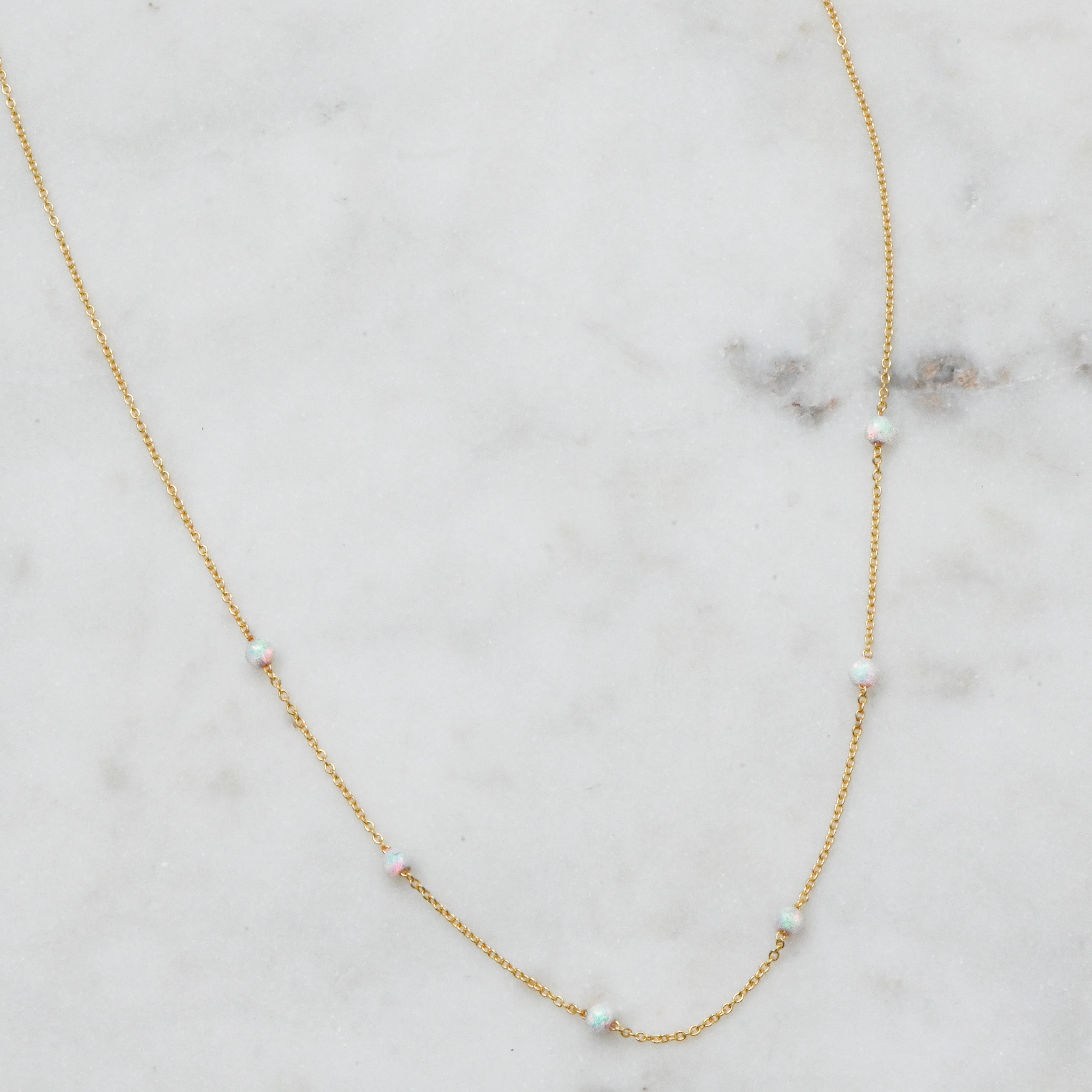 Opal Beaded Necklace - Image 9