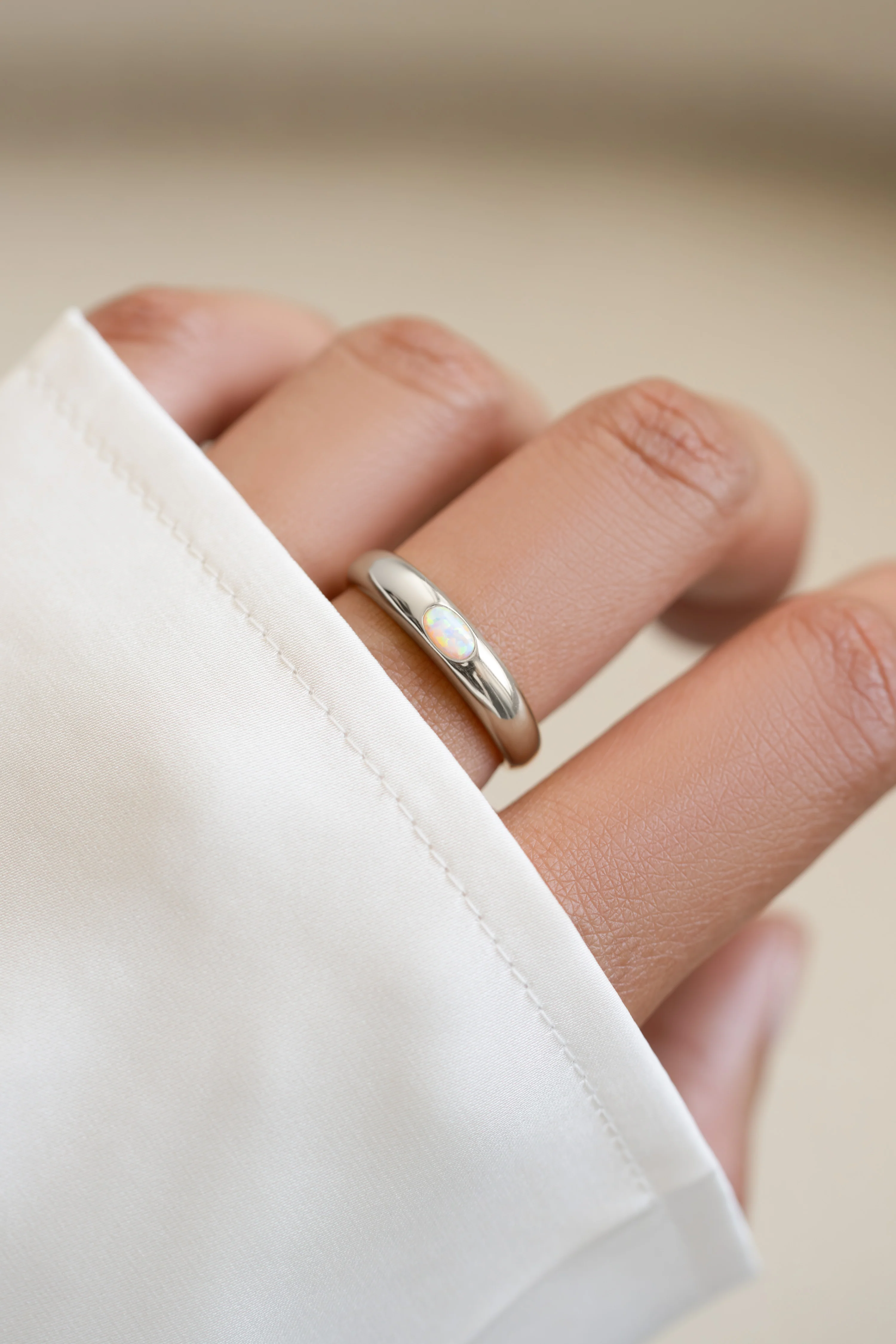 Opal Dome Ring - Image 4