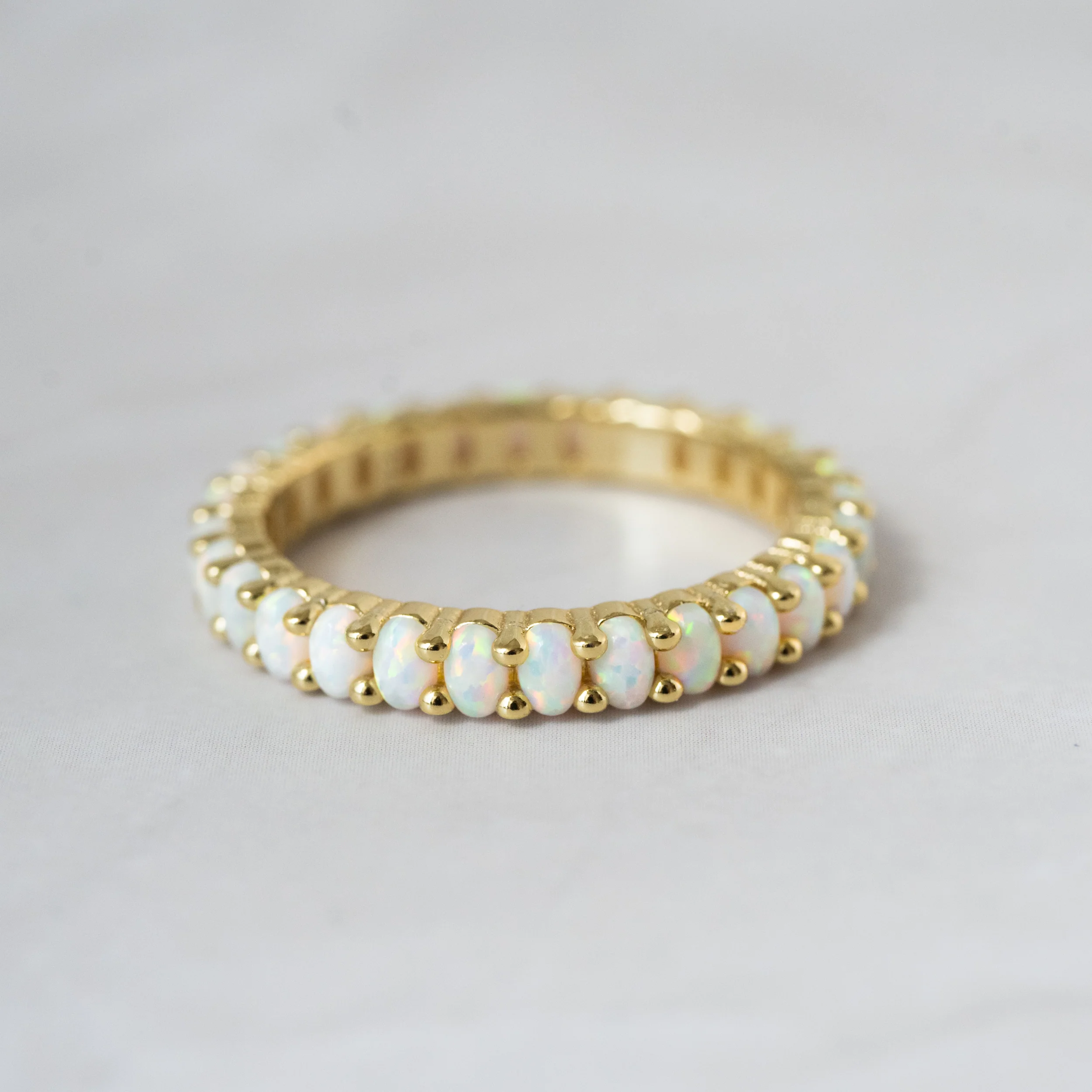 Opal Eternity Ring - Image 6