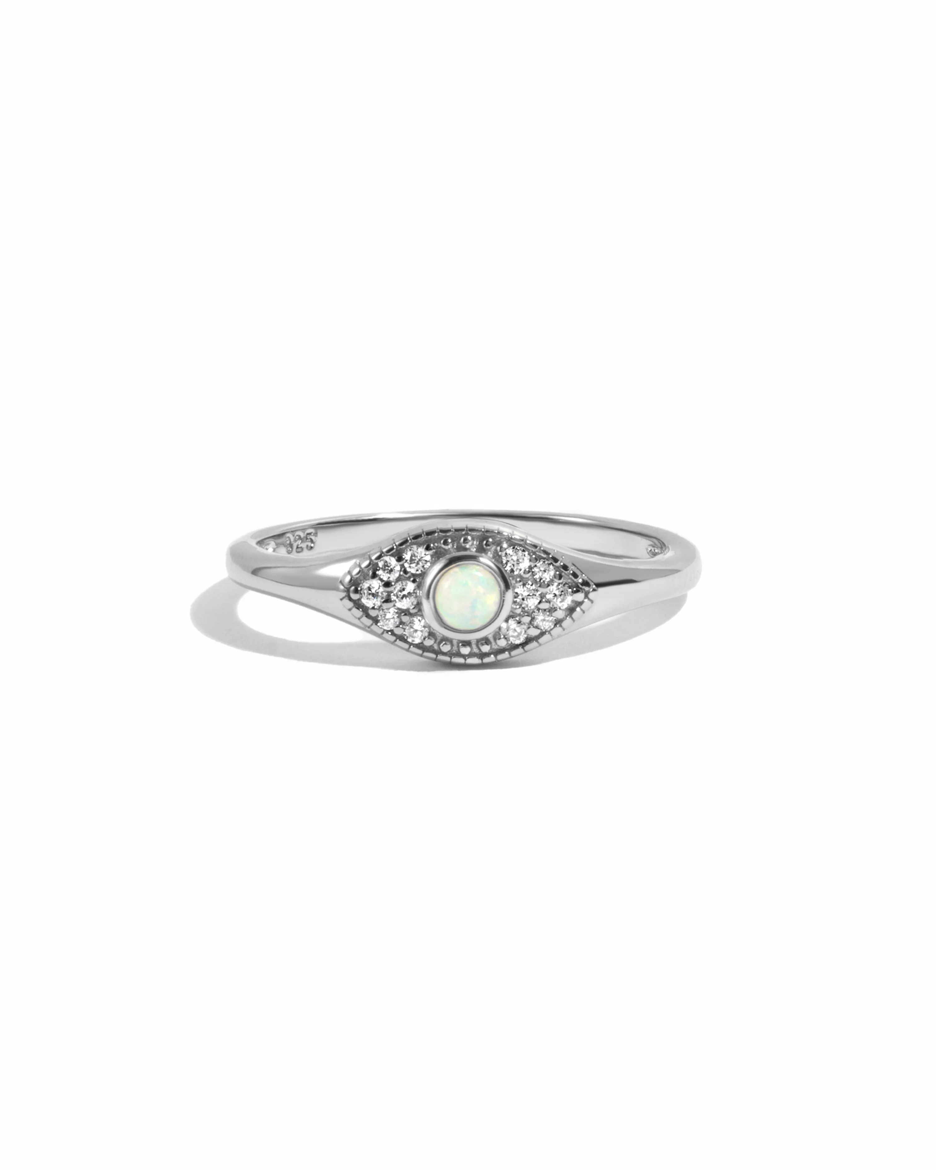 Opal Evil Eye Ring - Image 10