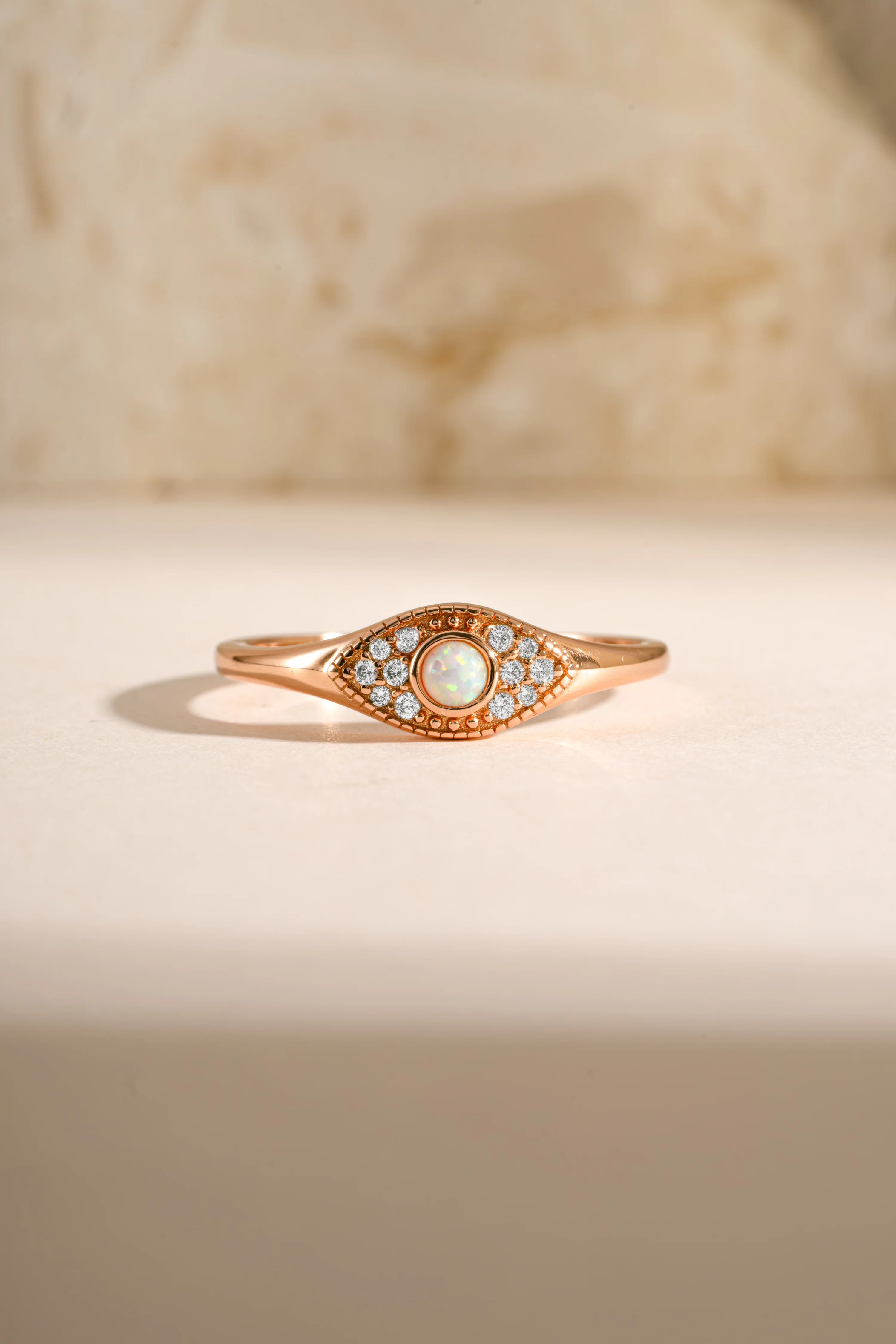 Opal Evil Eye Ring - Image 3