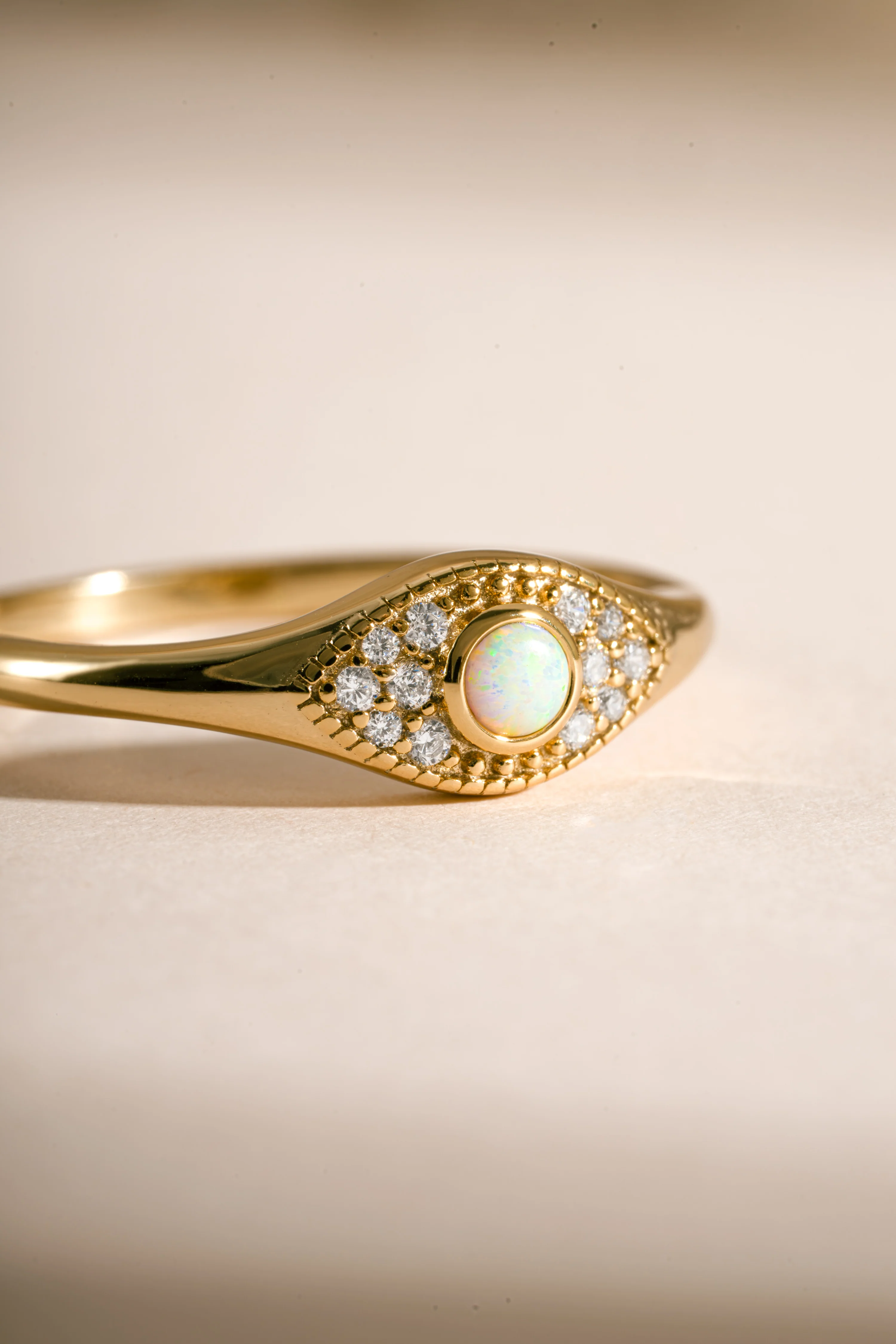 Opal Evil Eye Ring - Image 5