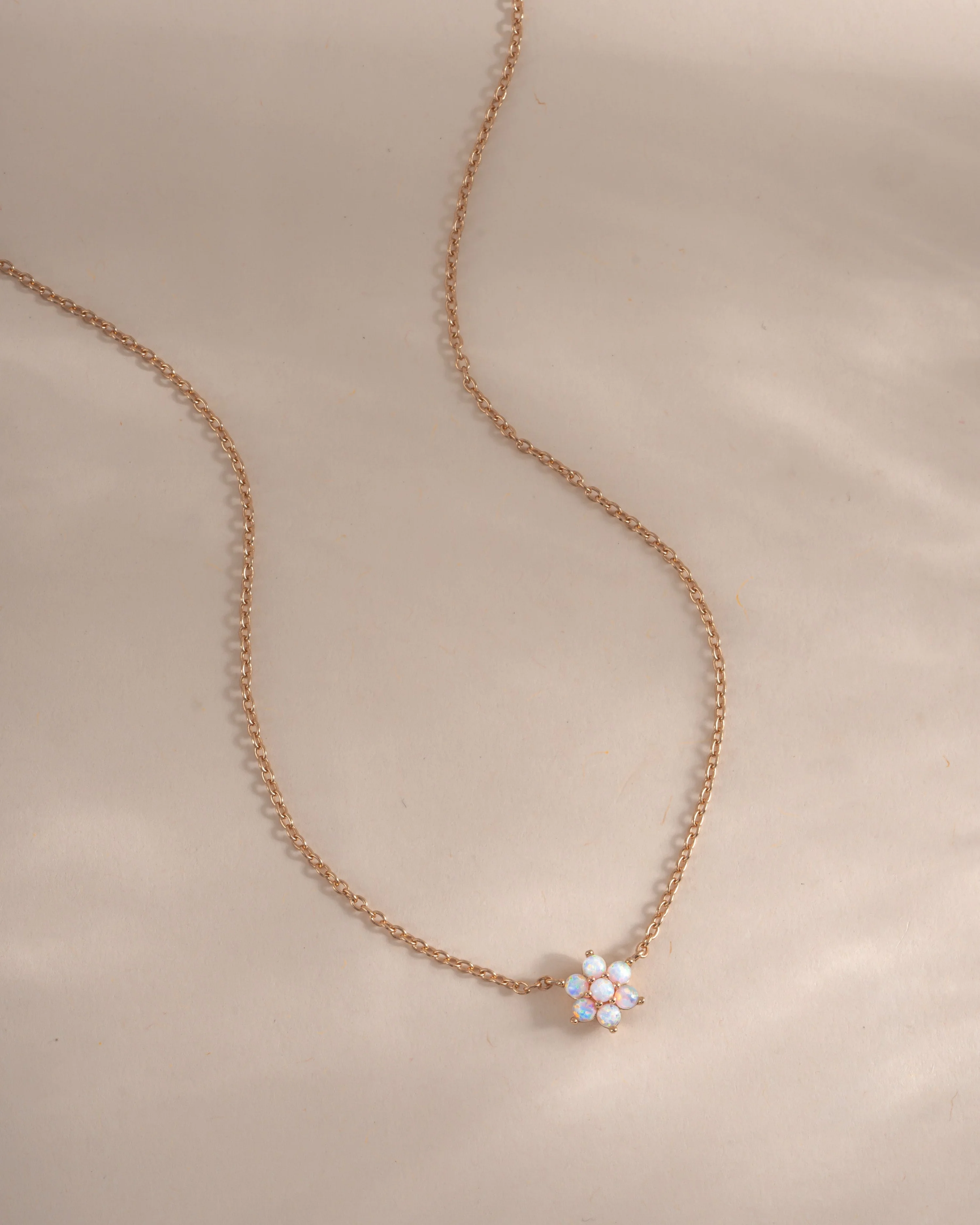 Opal Flower Necklace - Image 5