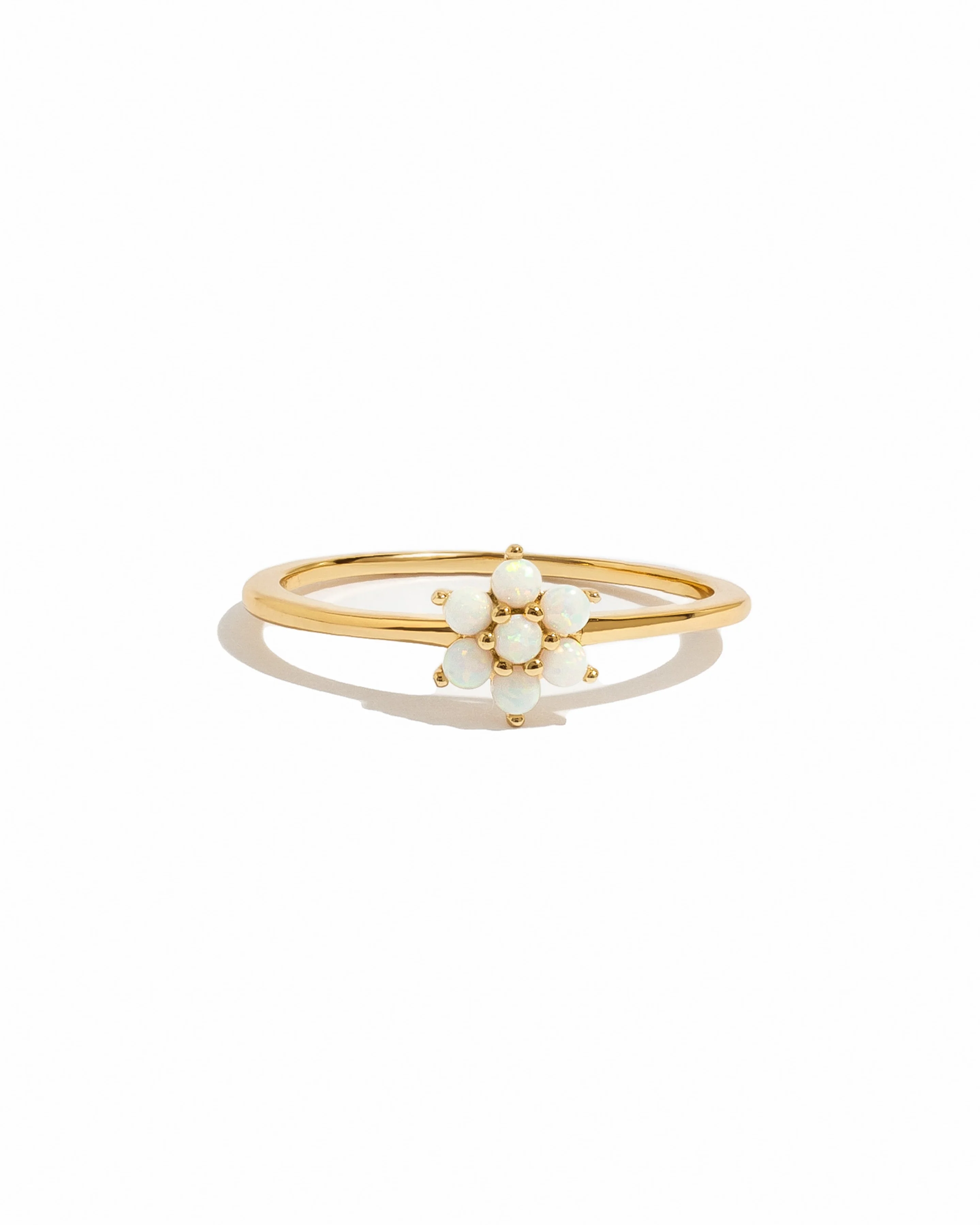 Opal Flower Ring