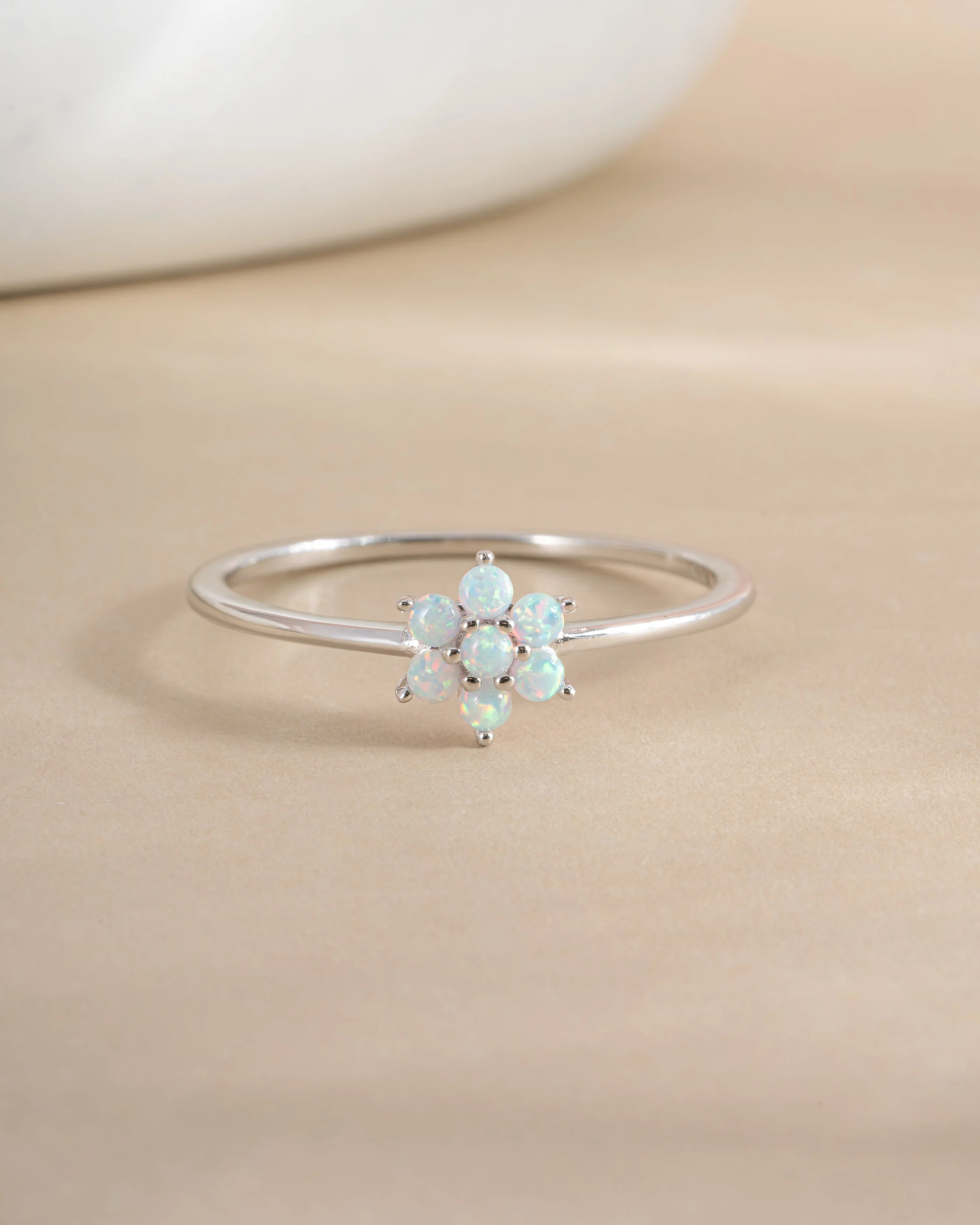 Opal Flower Ring - Image 5