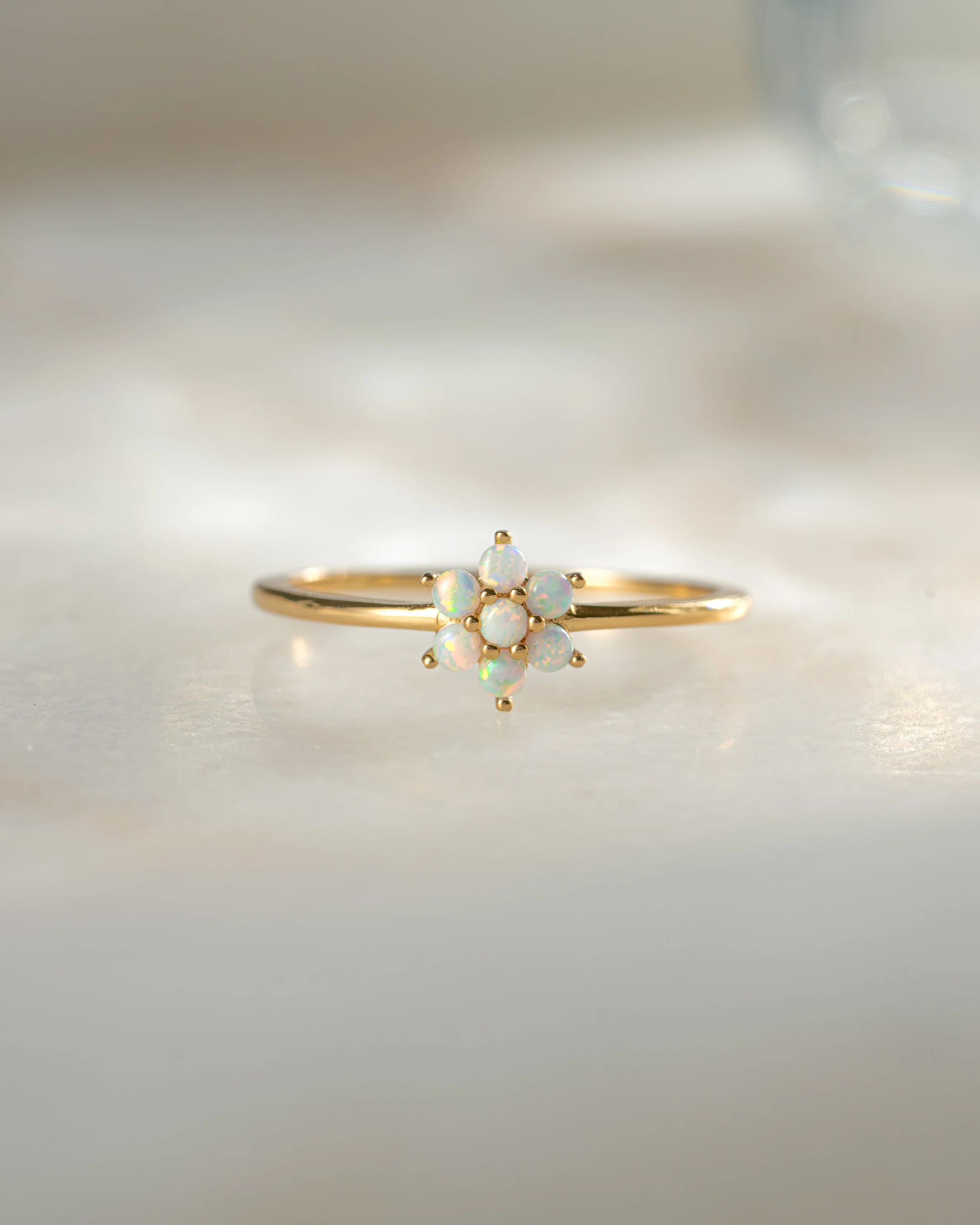 Opal Flower Ring - Image 7