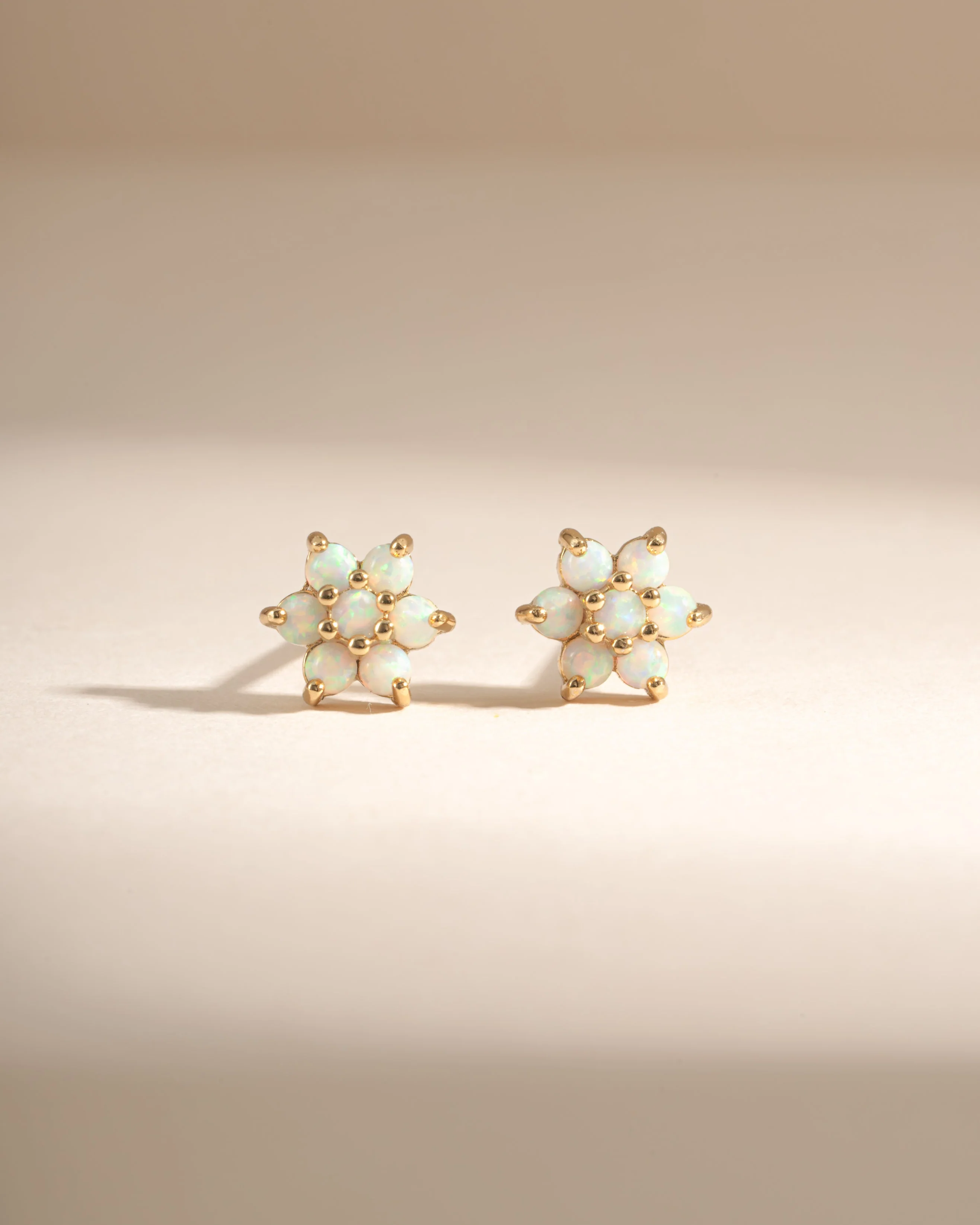 Opal Flower Studs - Image 8