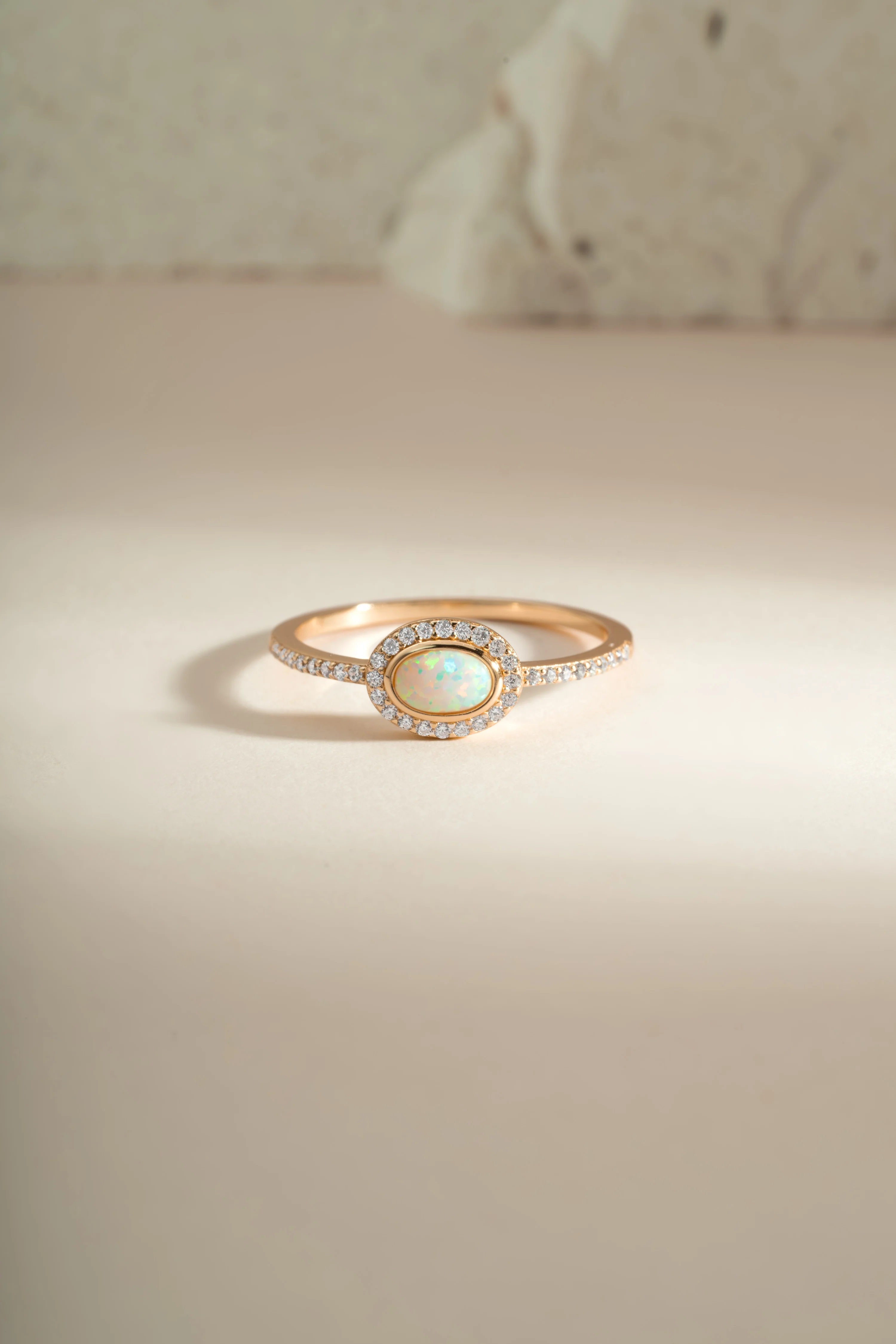 Opal Halo Ring - Image 4