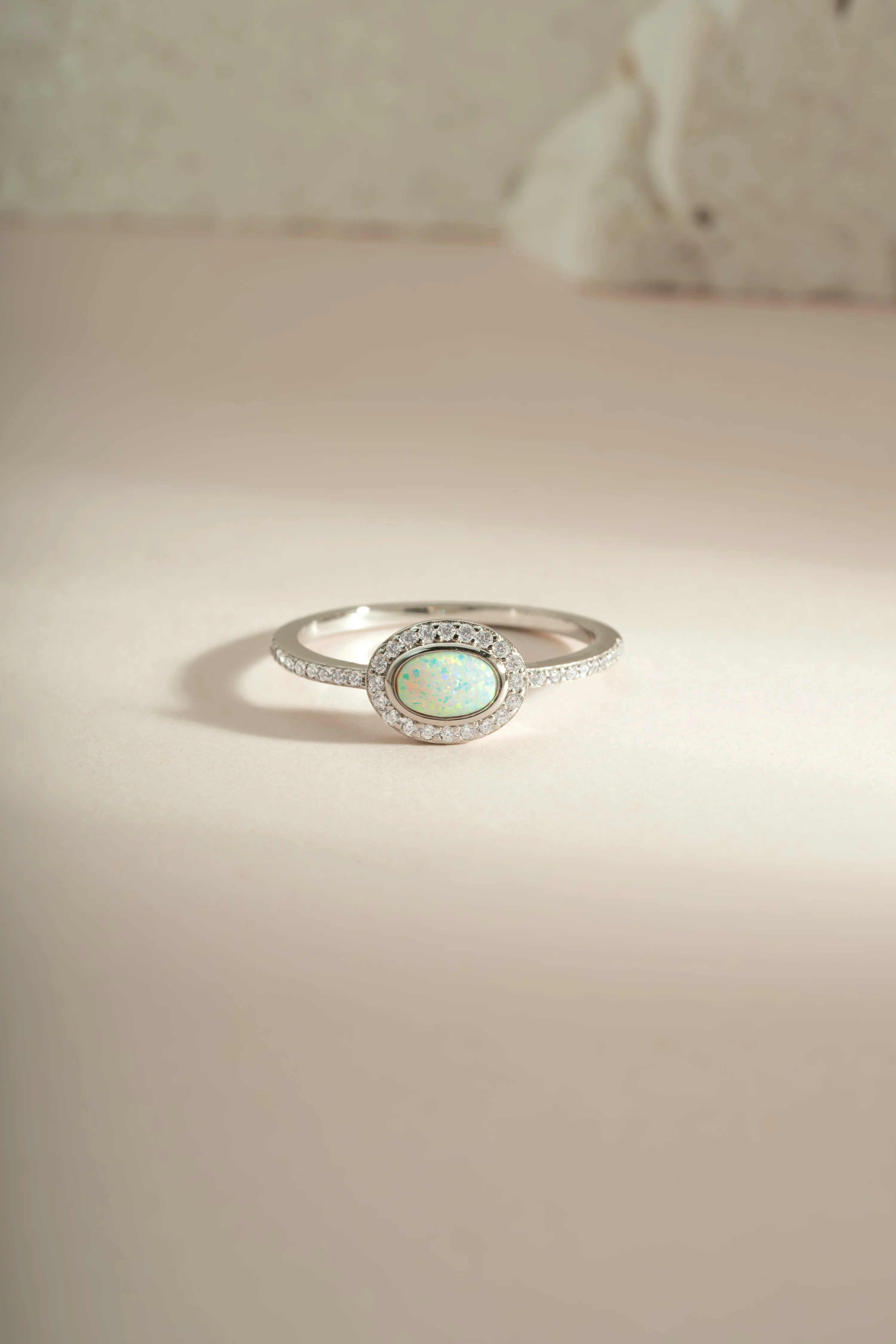Opal Halo Ring - Image 5
