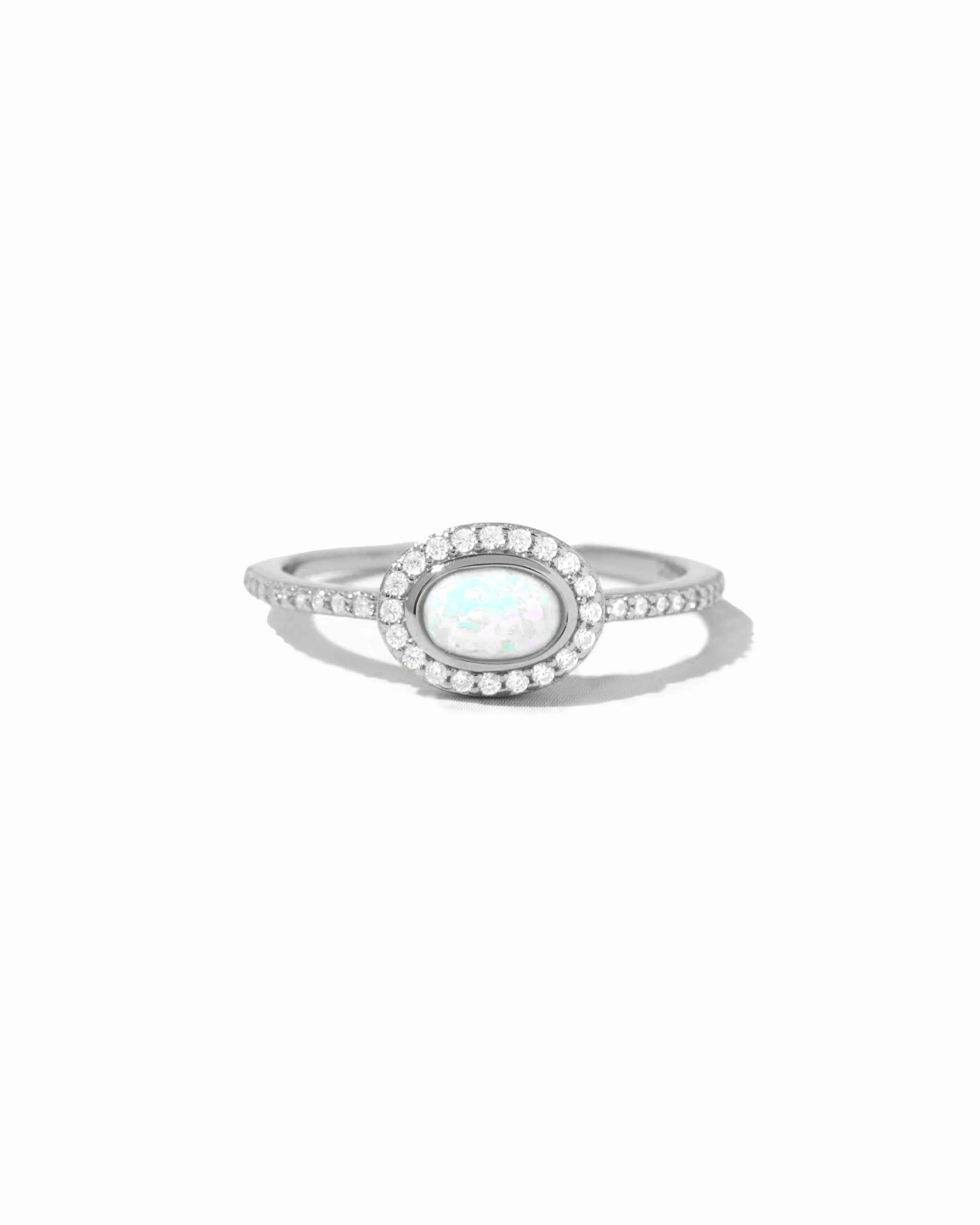 Opal Halo Ring - Image 8