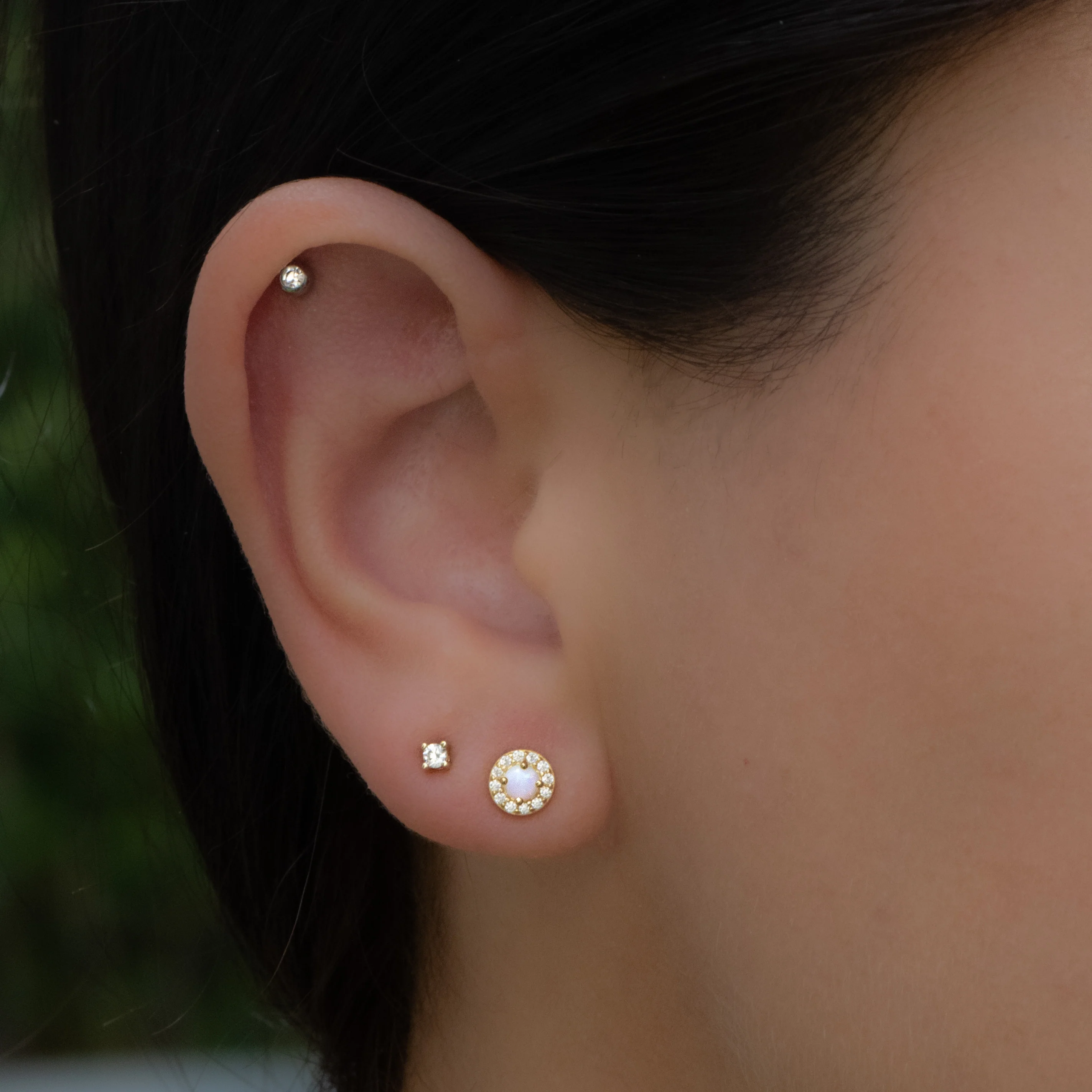 Opal Halo Studs - Image 2