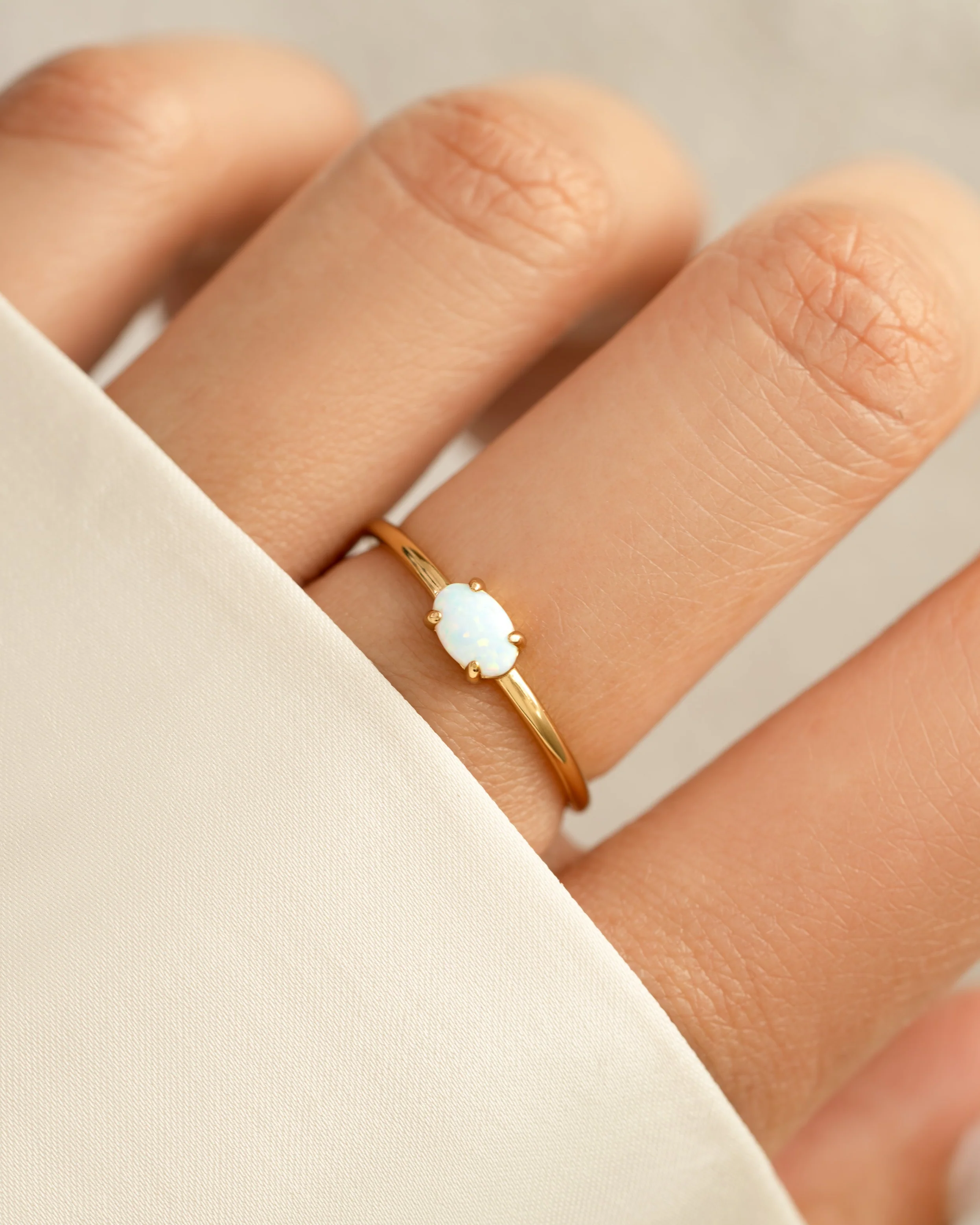 Opal Oval Ring - Image 2