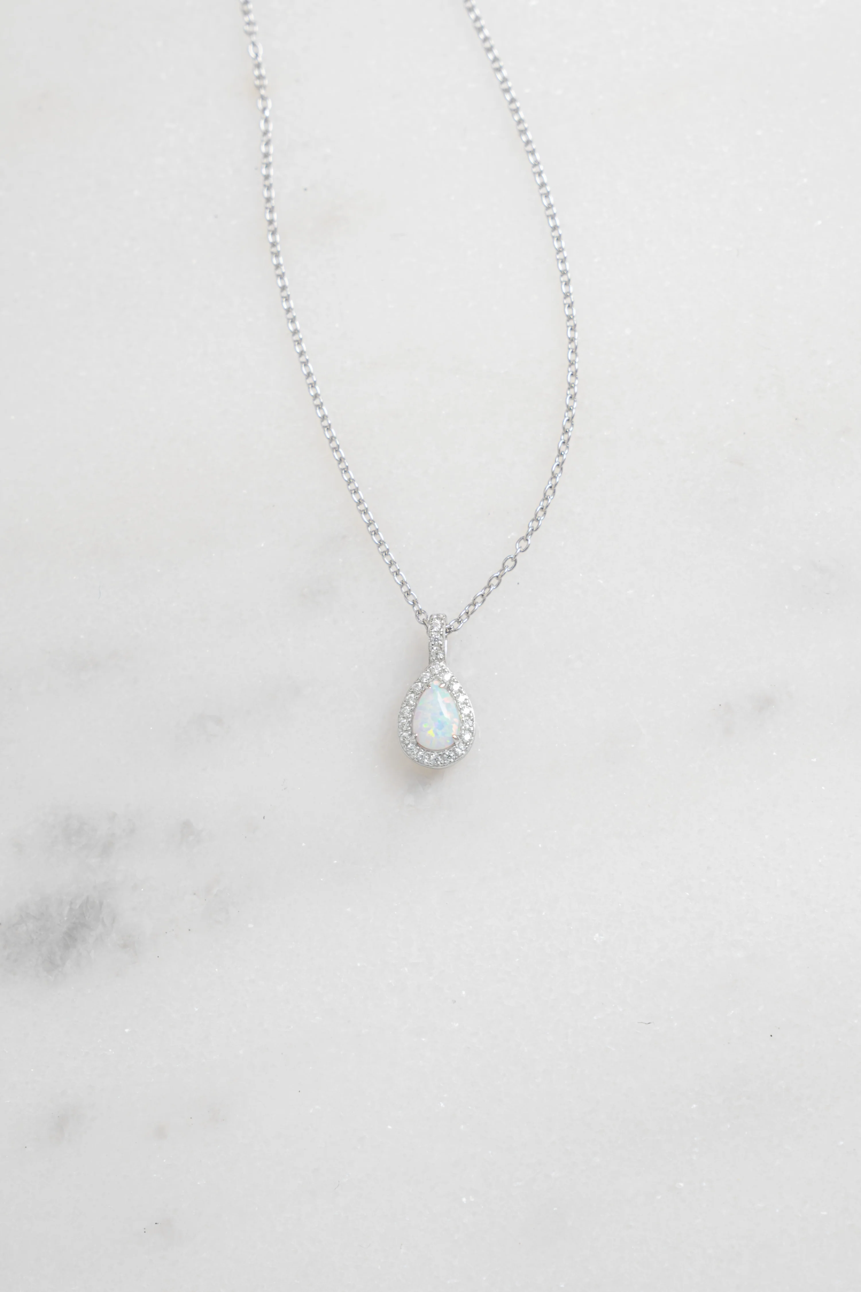 Opal Pear Pendant - Image 3