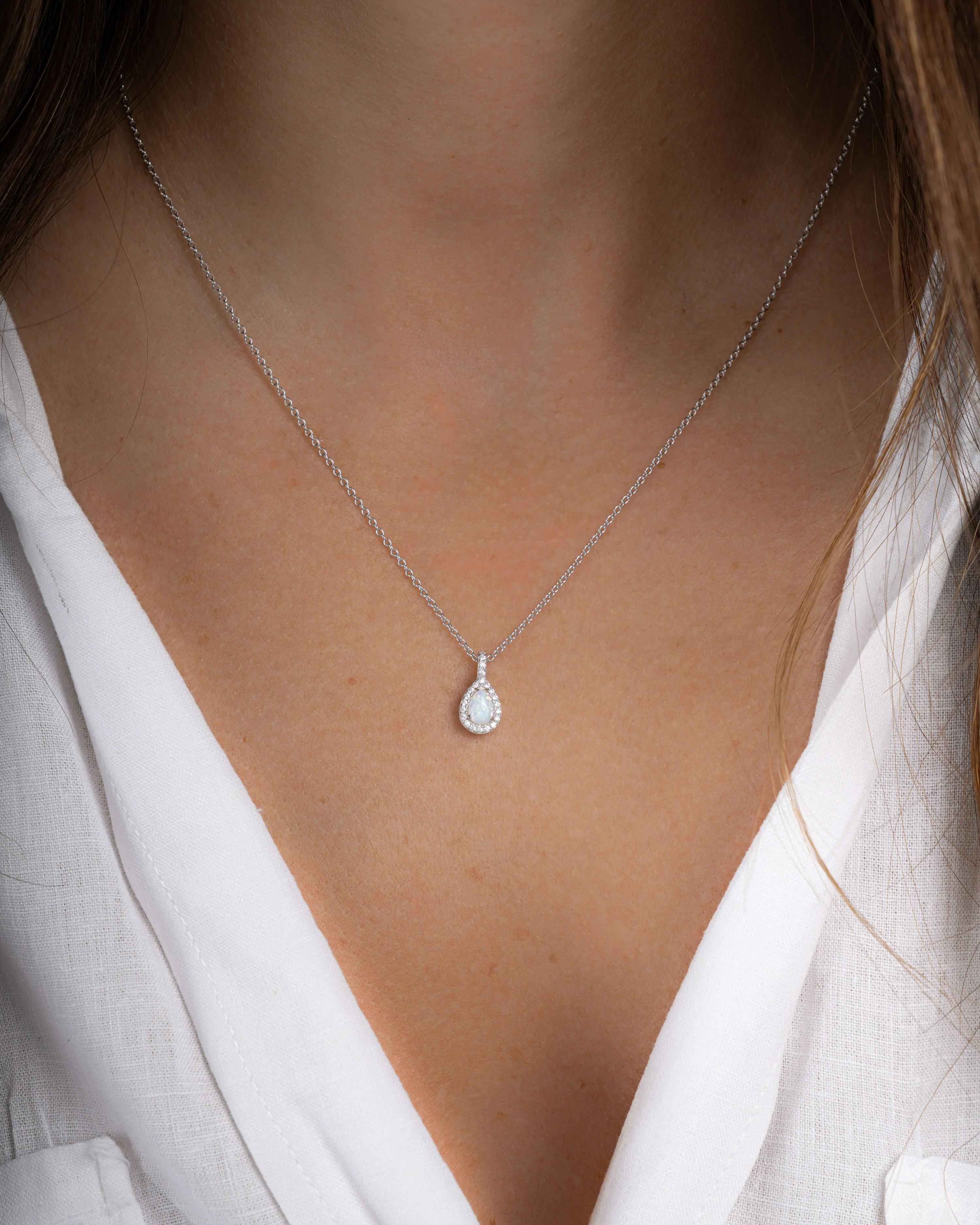 Opal Pear Pendant - Image 4
