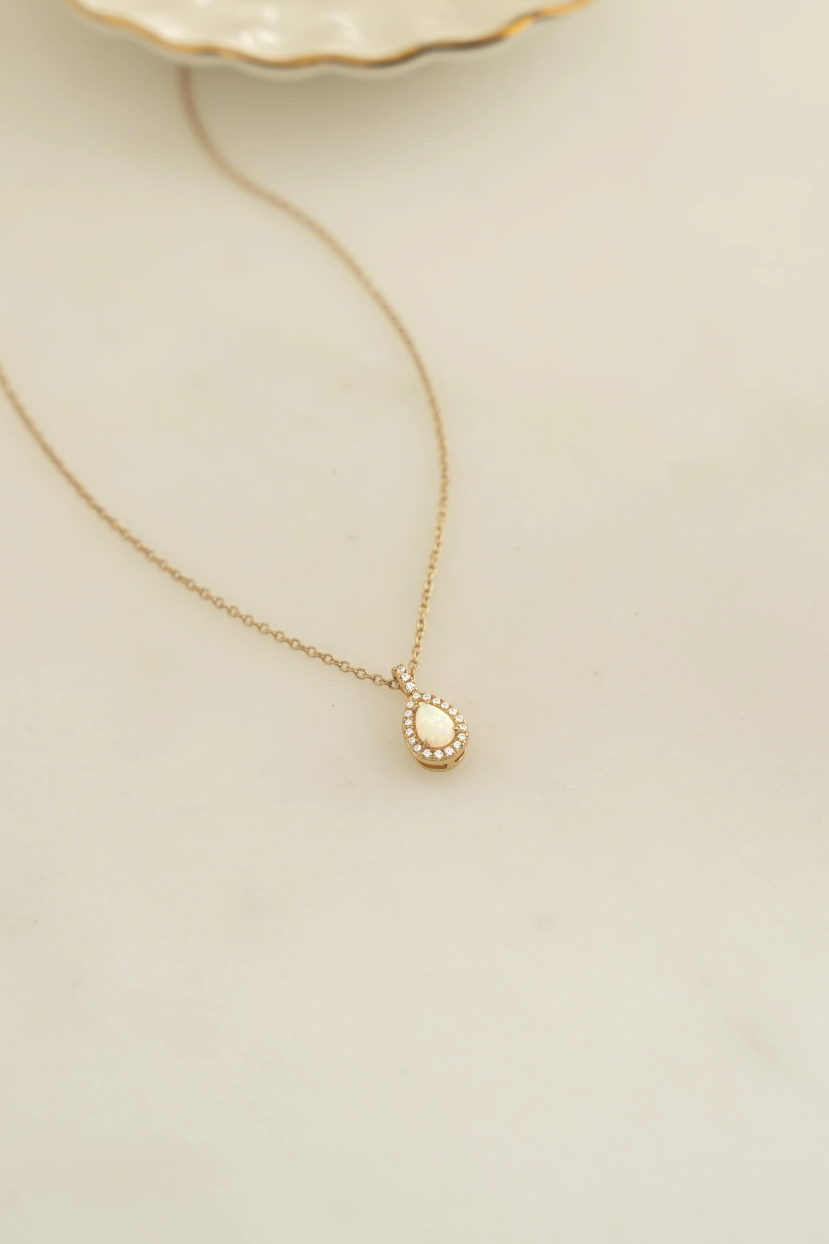 Opal Pear Pendant - Image 5