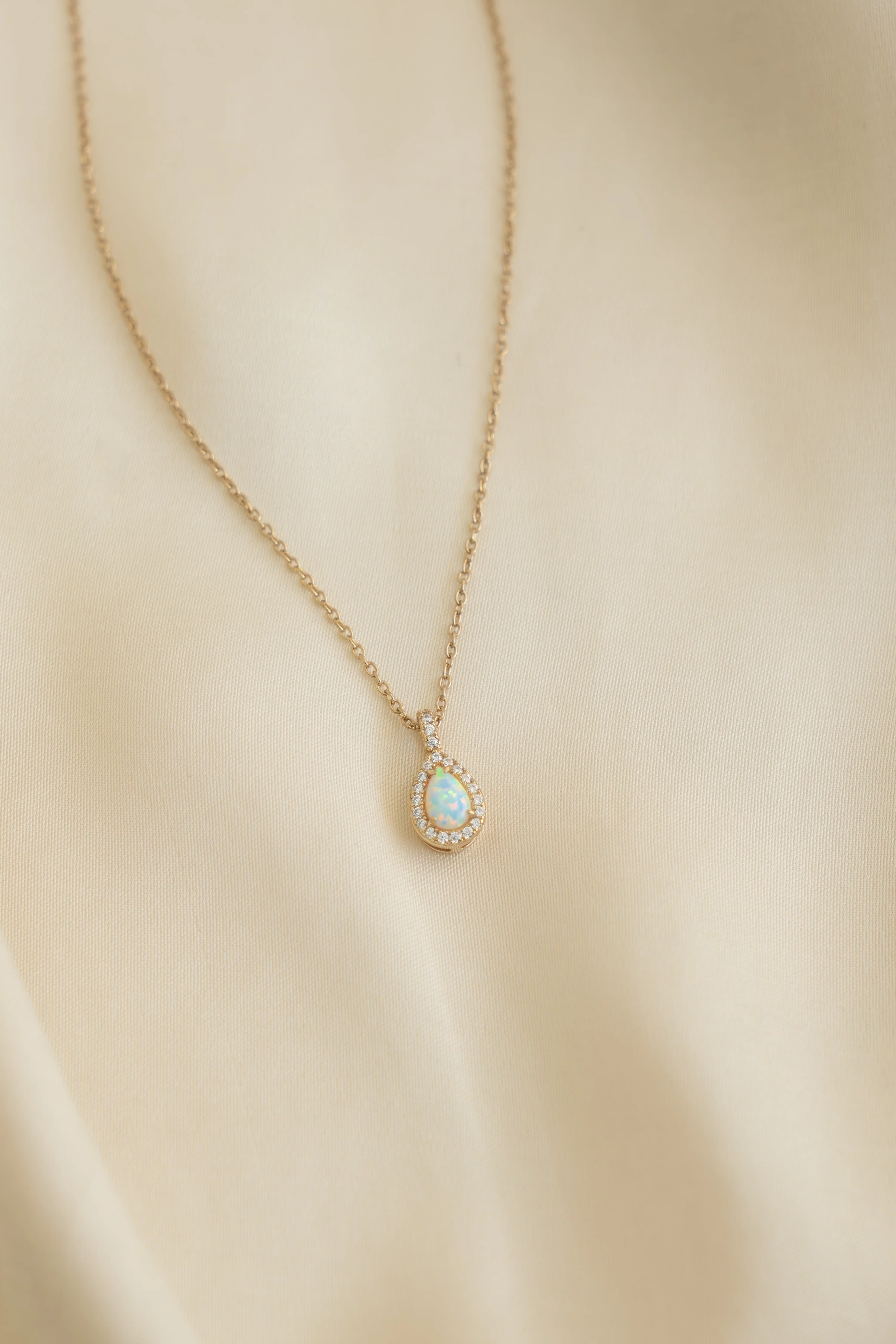 Opal Pear Pendant - Image 6