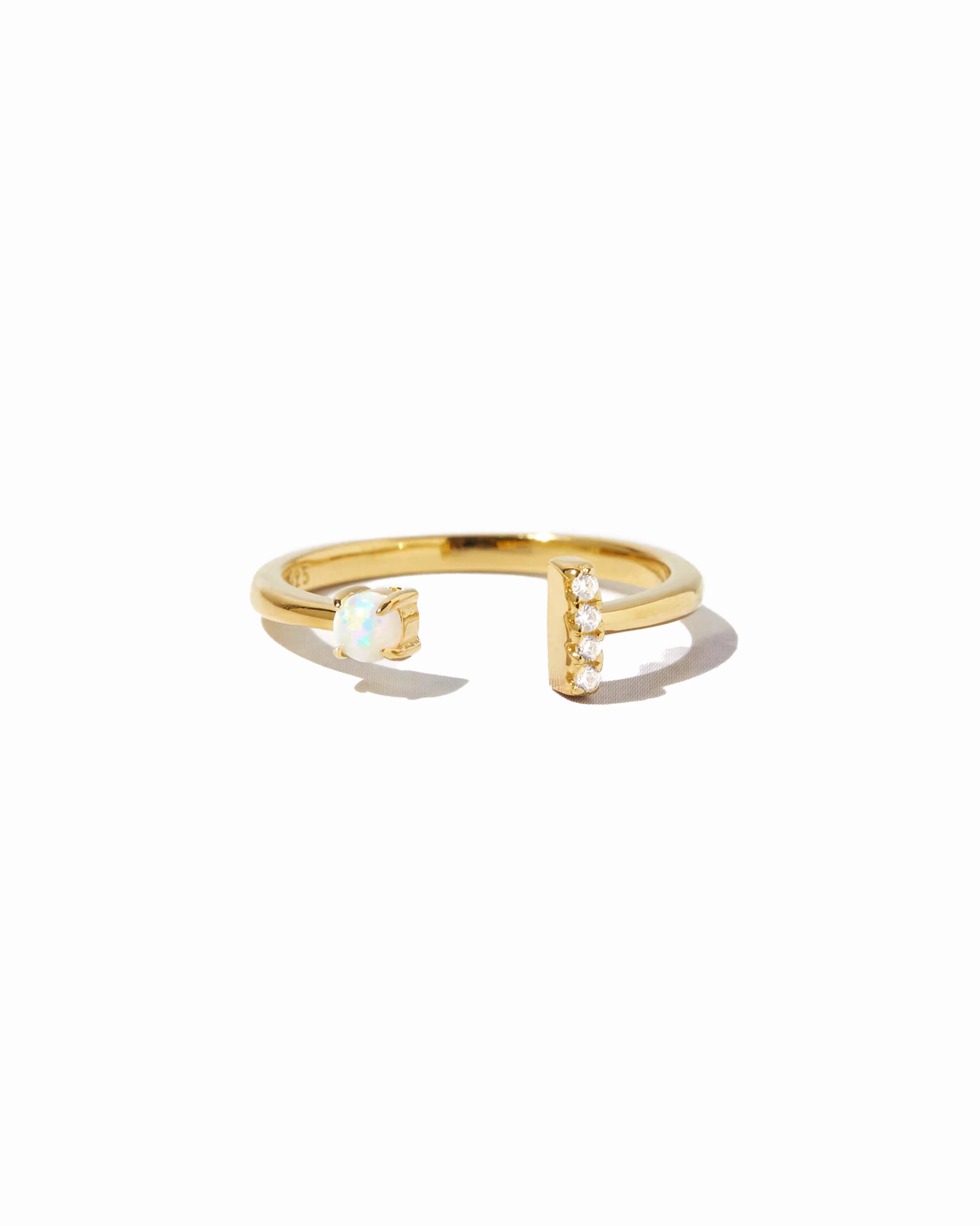 Open Cuff Opal Ring