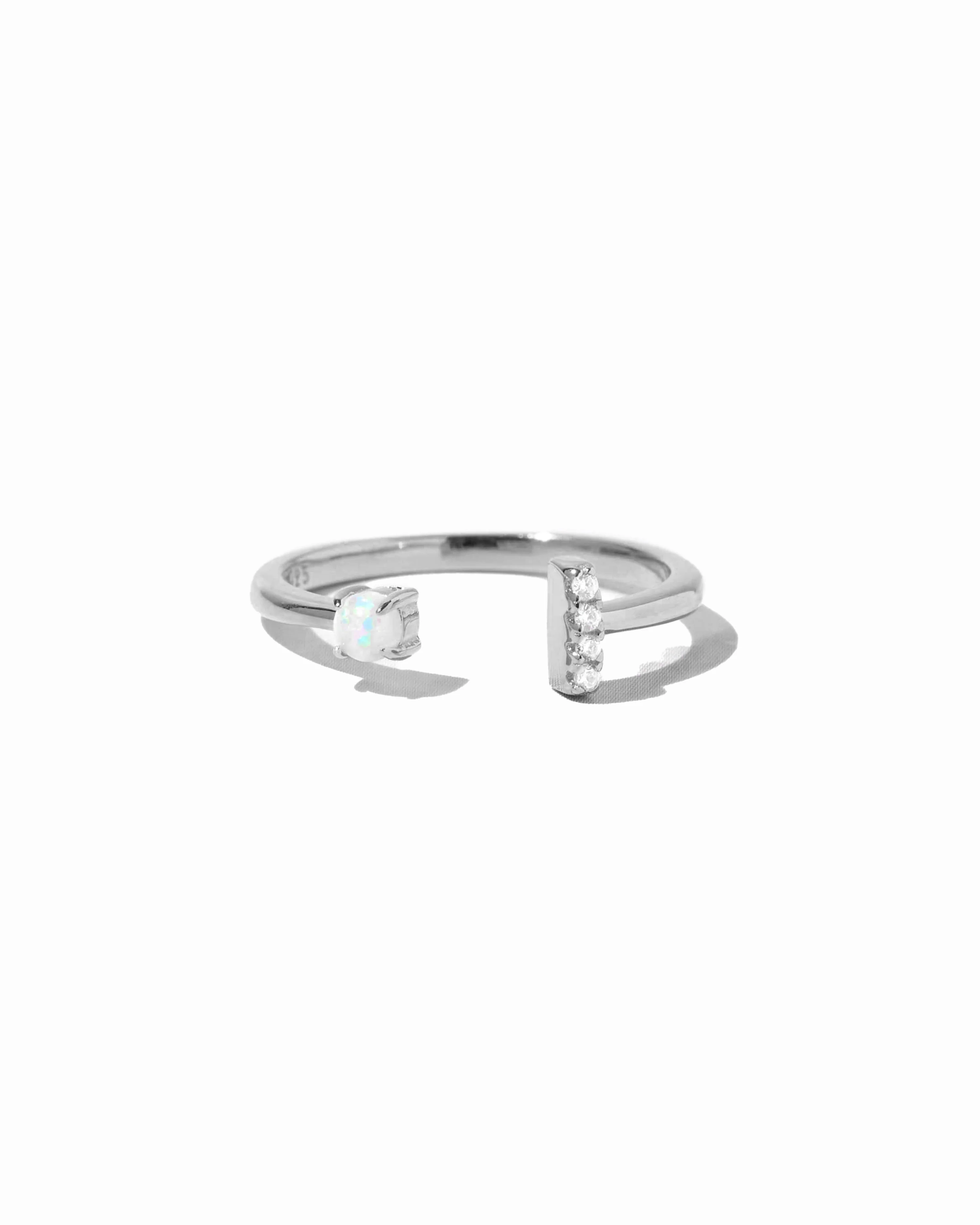 Open Cuff Opal Ring - Image 3