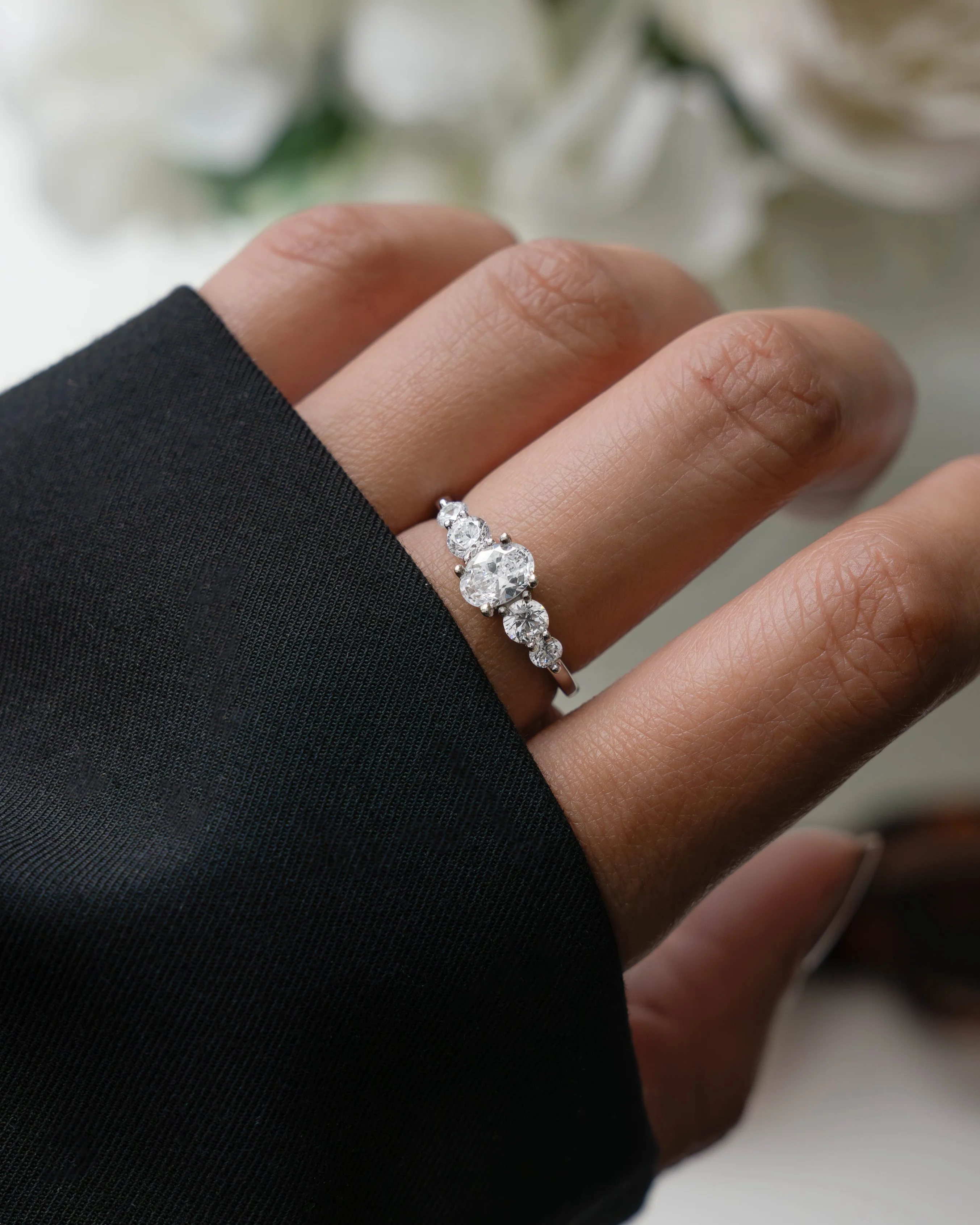 Oval Cluster Ring - Image 4