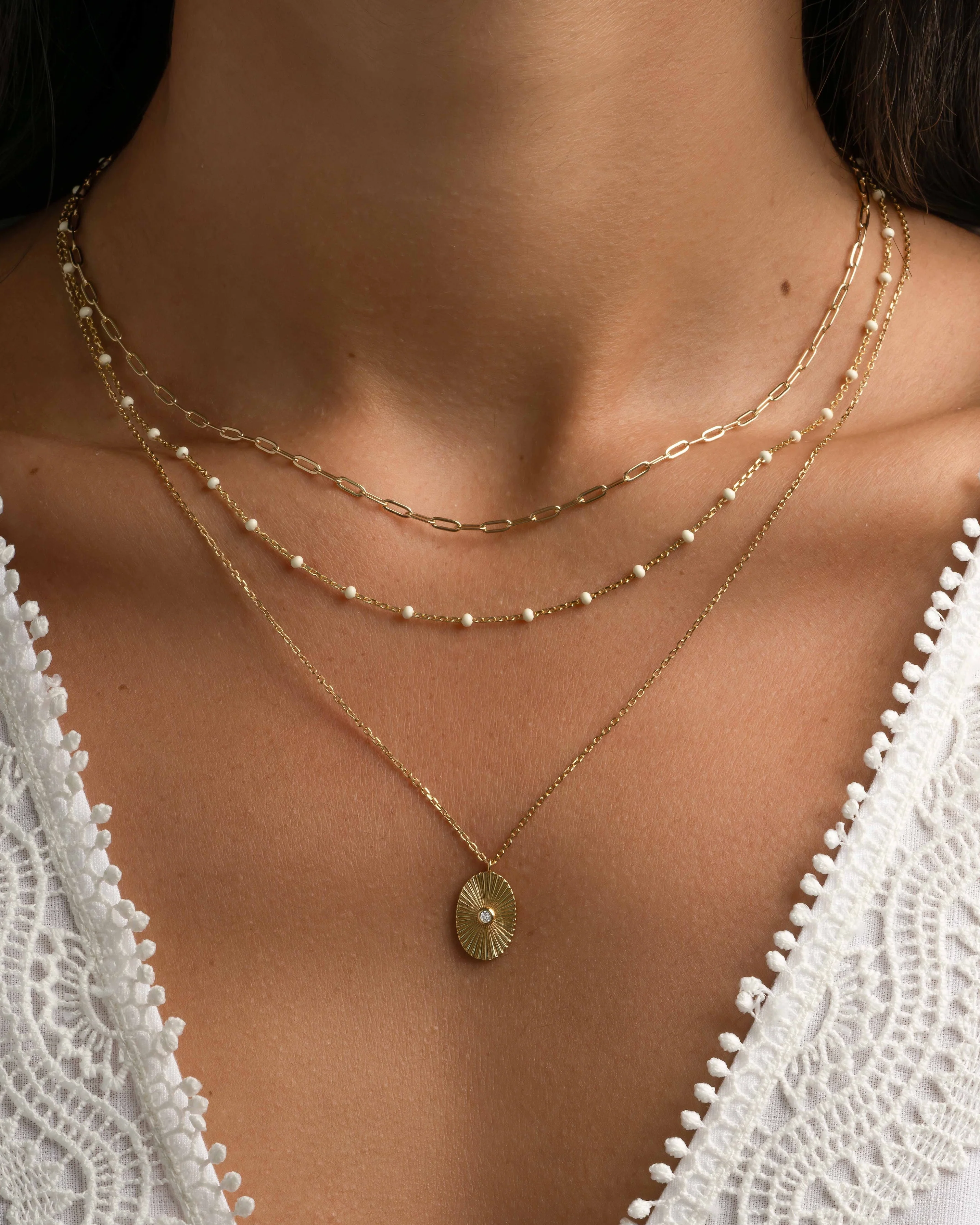 Oval Medallion Necklace - Image 10