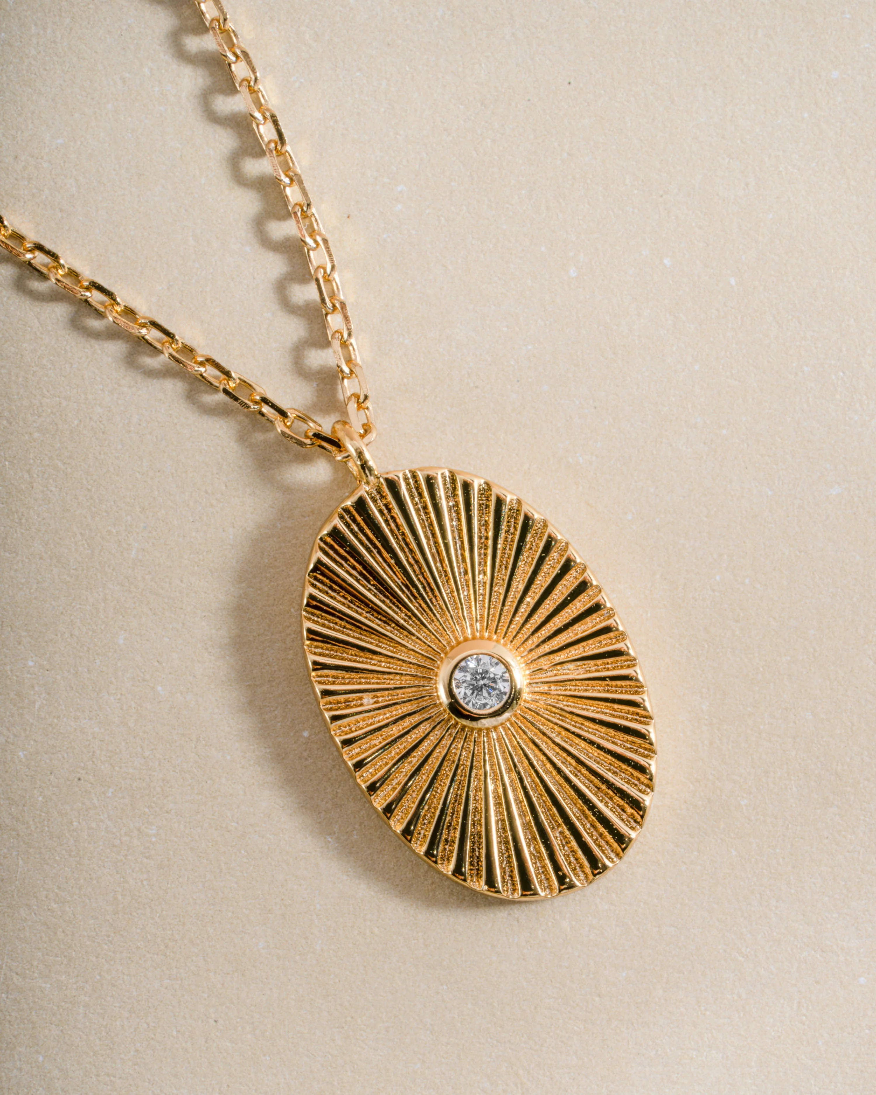 Oval Medallion Necklace - Image 5
