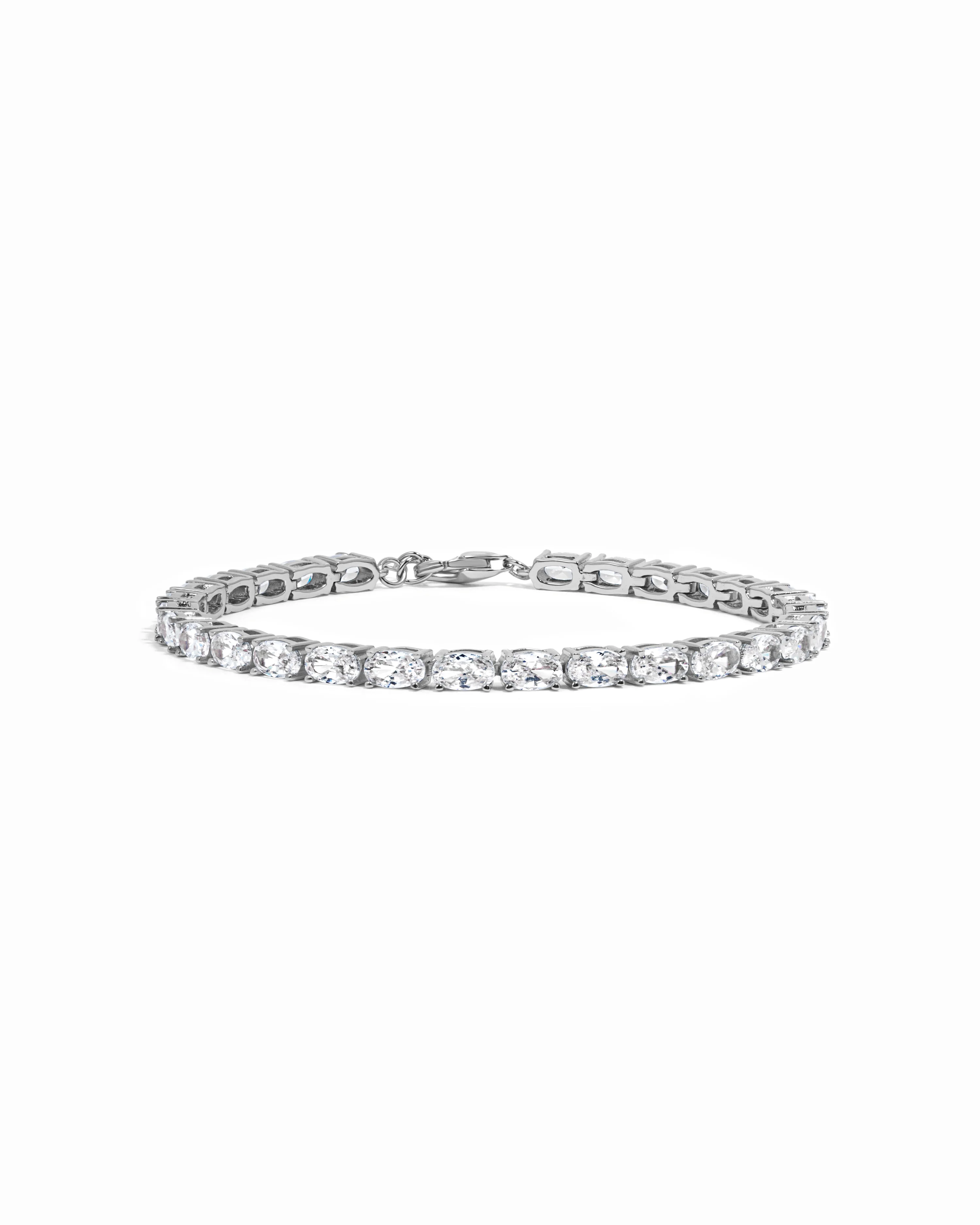 Oval Stone Tennis Bracelet - Image 3