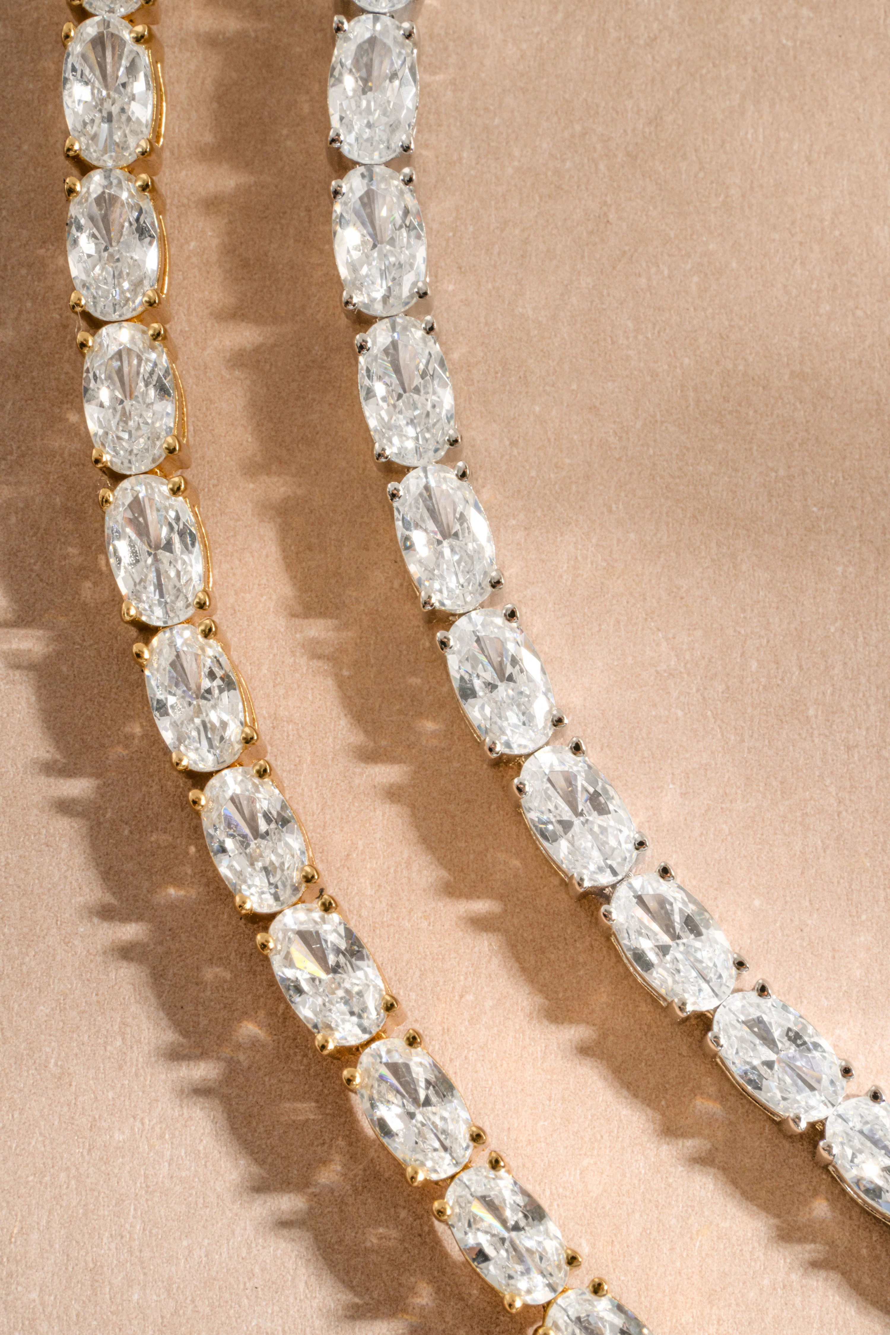 Oval Stone Tennis Bracelet - Image 6