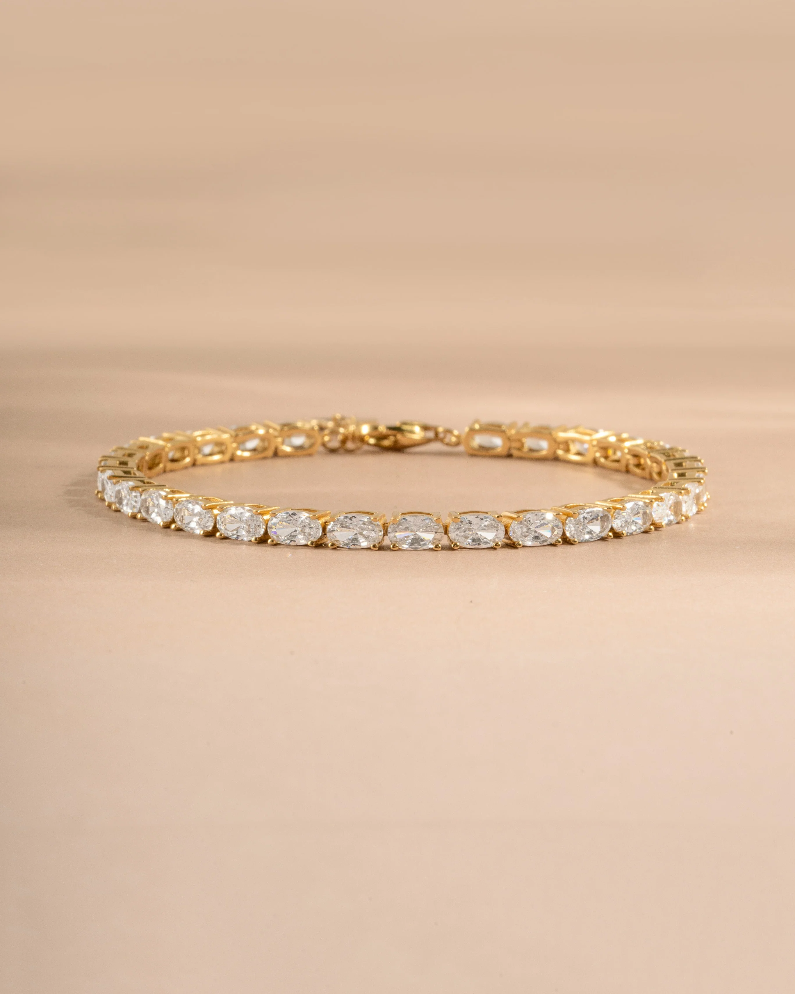 Oval Stone Tennis Bracelet - Image 7