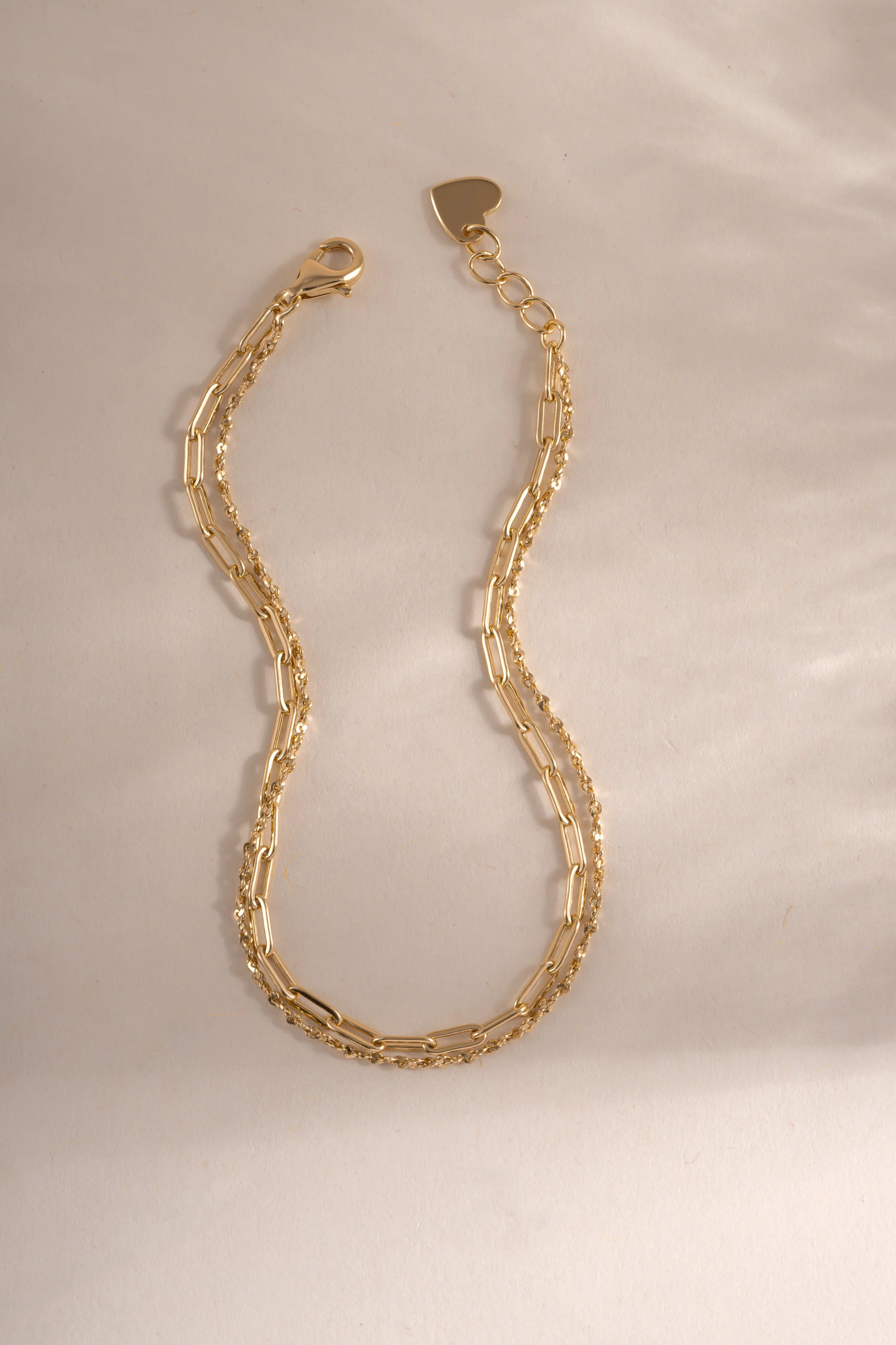 Paperclip & Chain Bracelet Set - Image 5