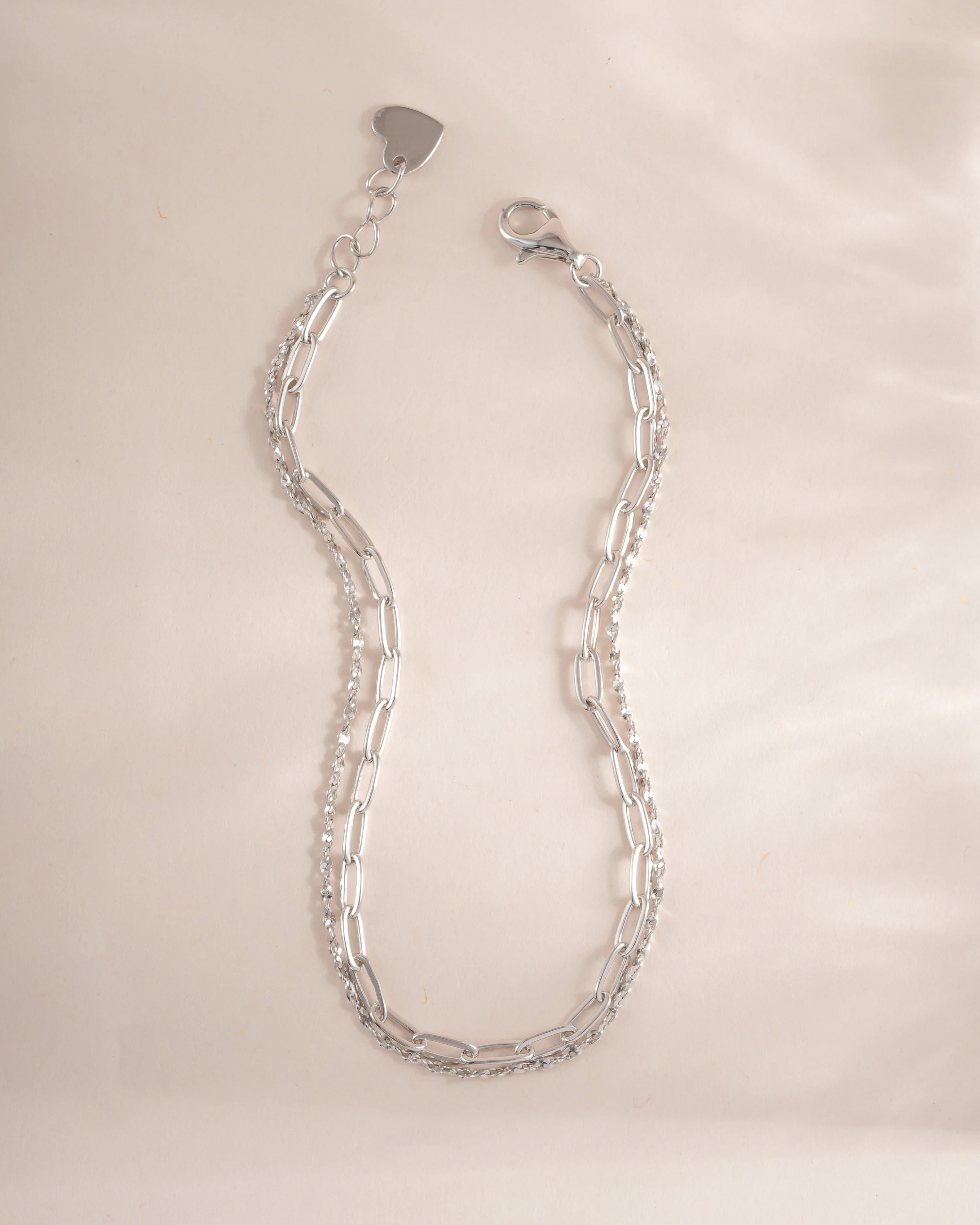 Paperclip & Chain Bracelet Set - Image 6