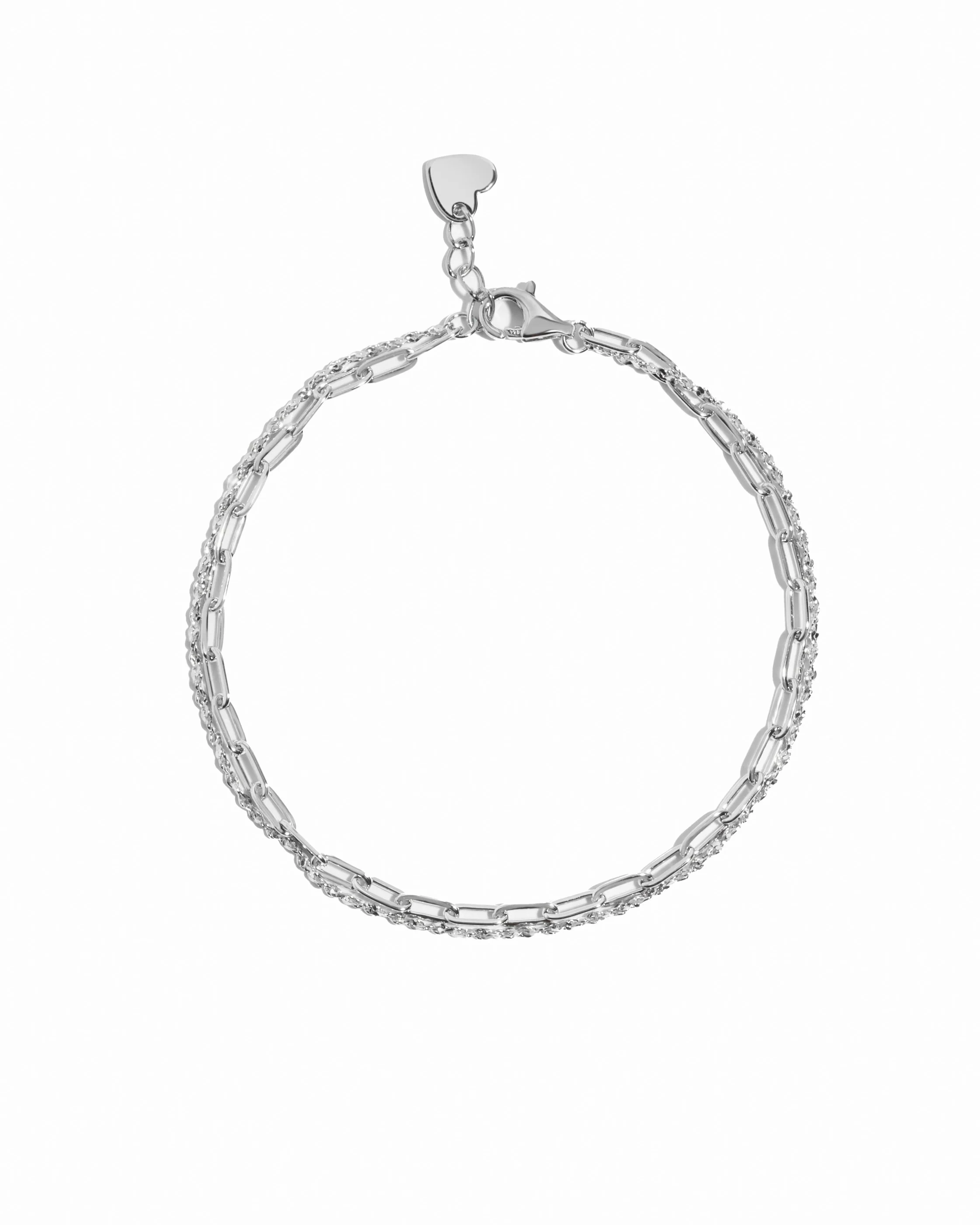 Paperclip & Chain Bracelet Set - Image 9