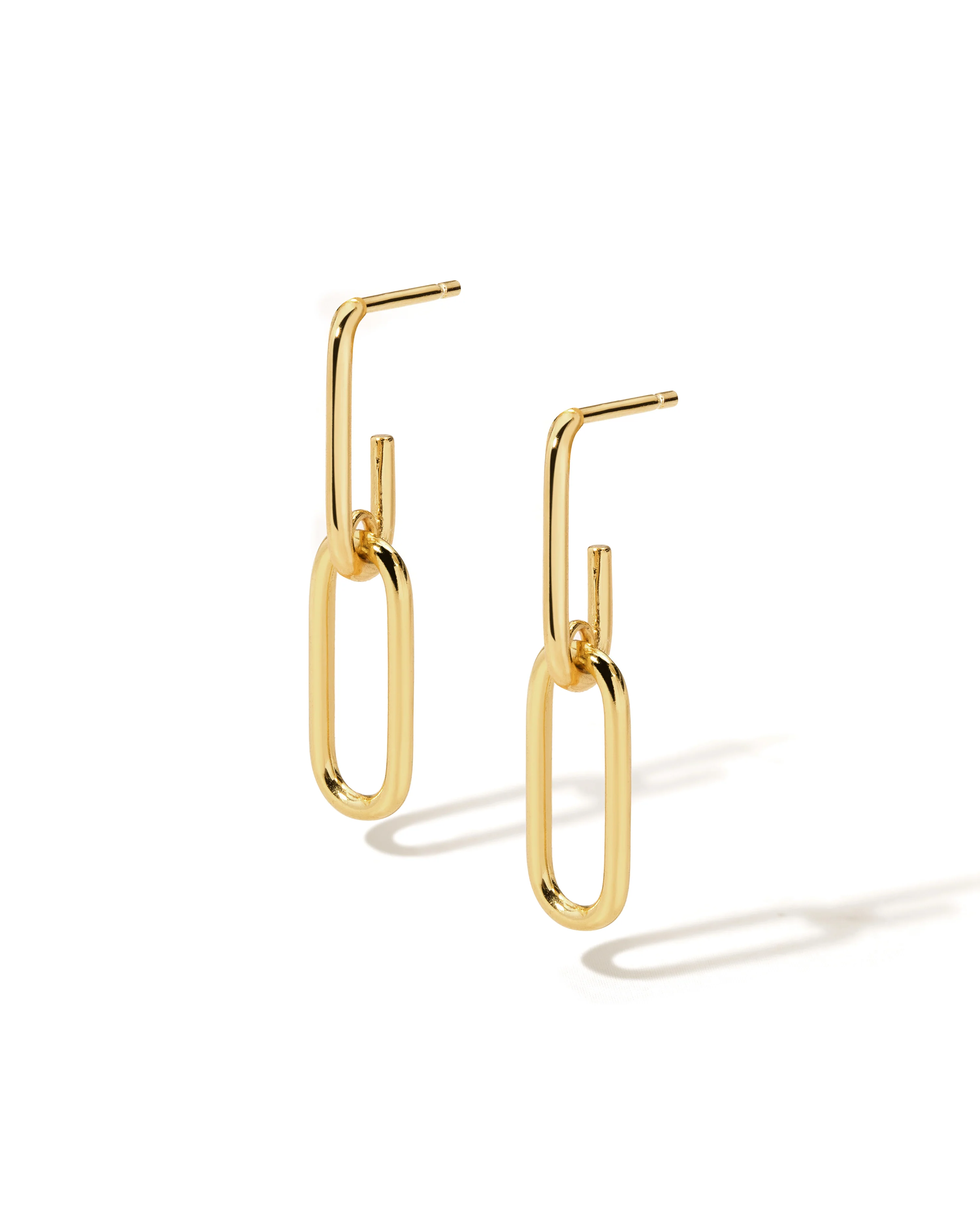 Paperclip Chain Earrings