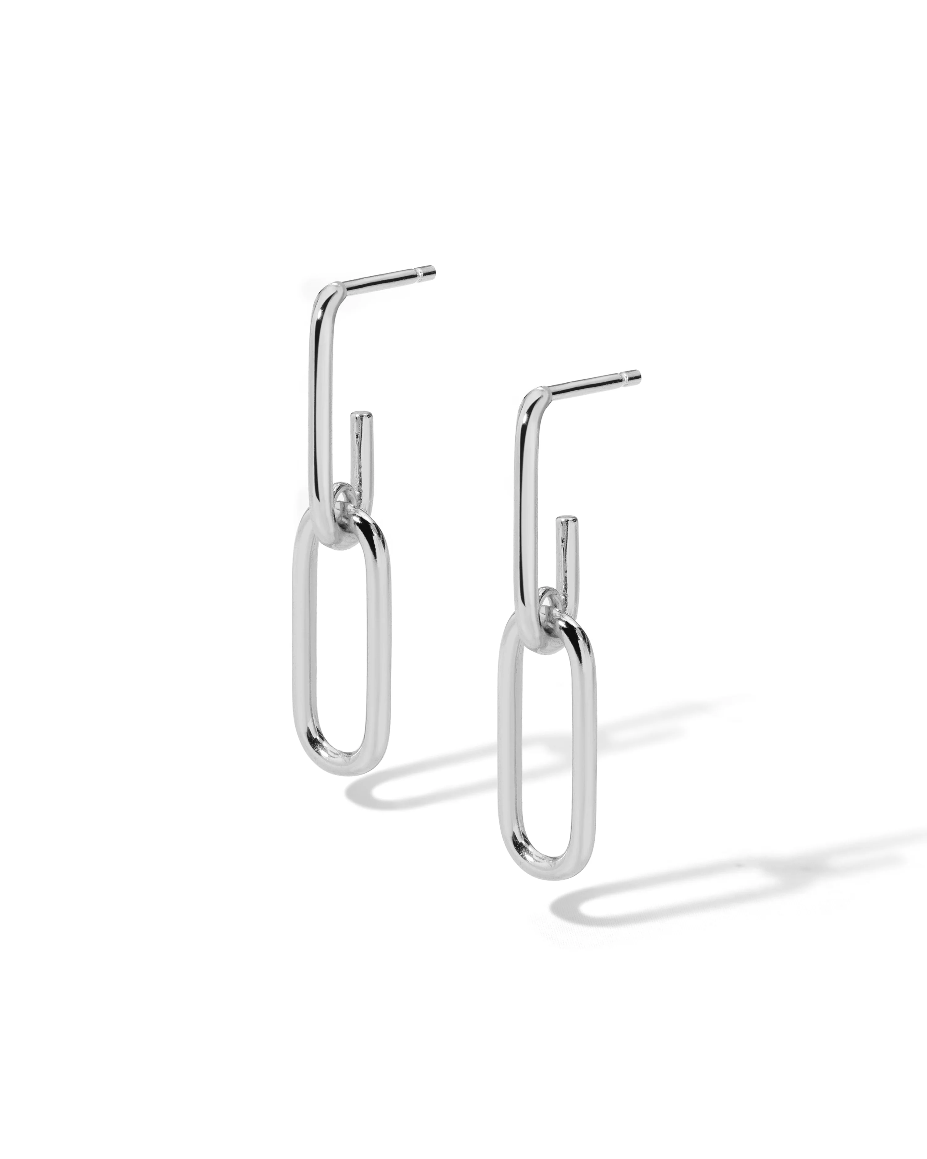 Paperclip Chain Earrings - Image 3