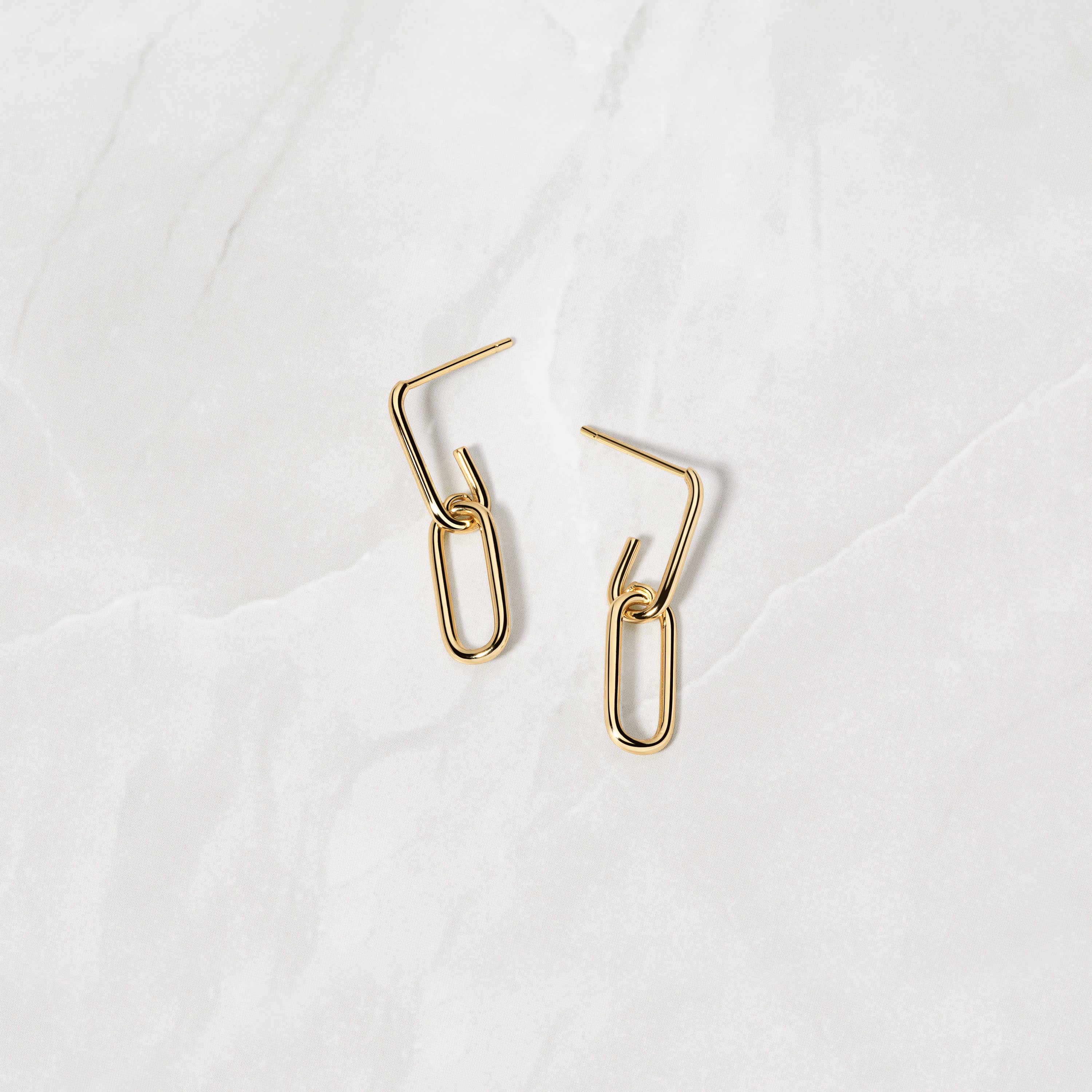 Paperclip Chain Earrings - Image 5