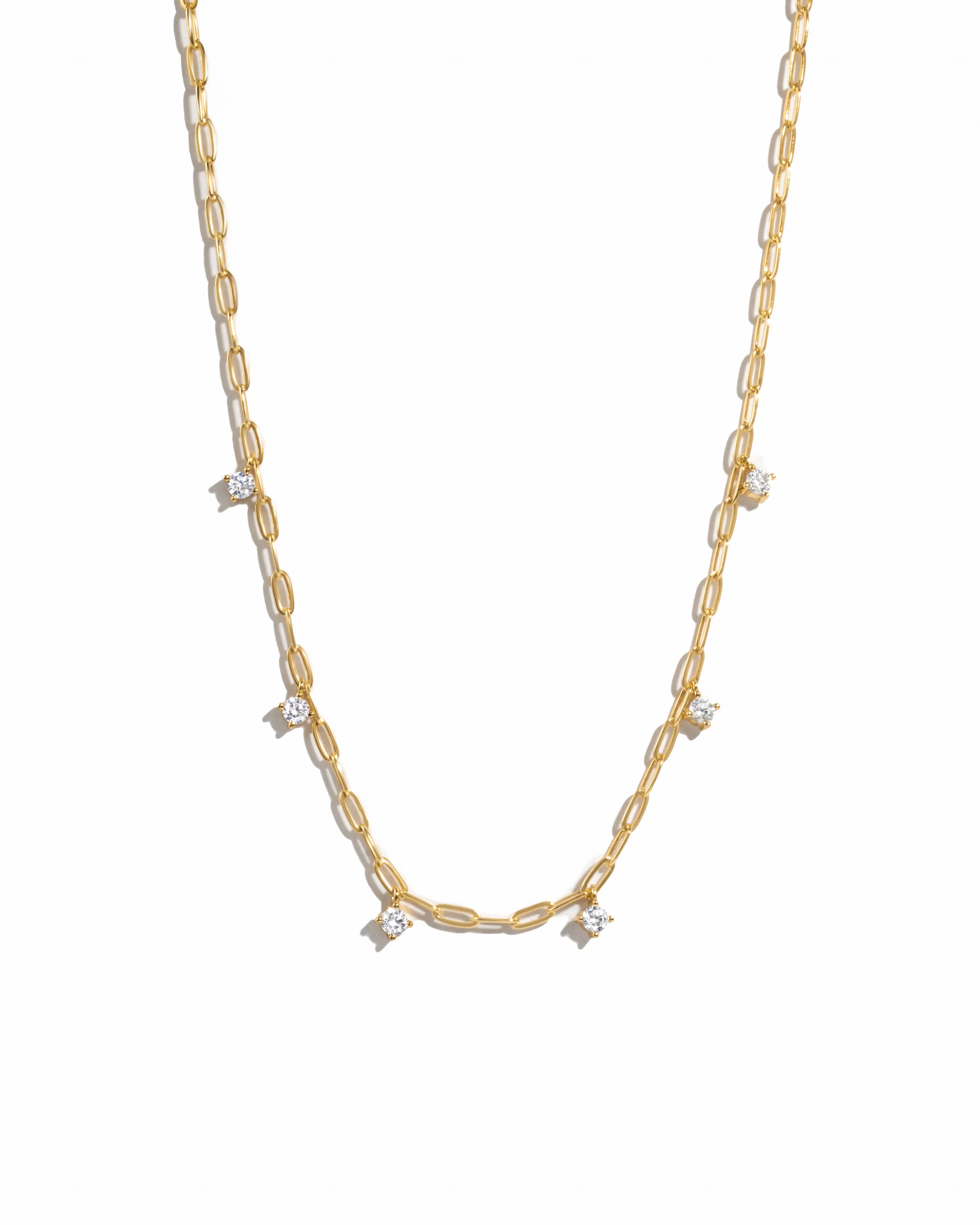 Paperclip Charm Necklace