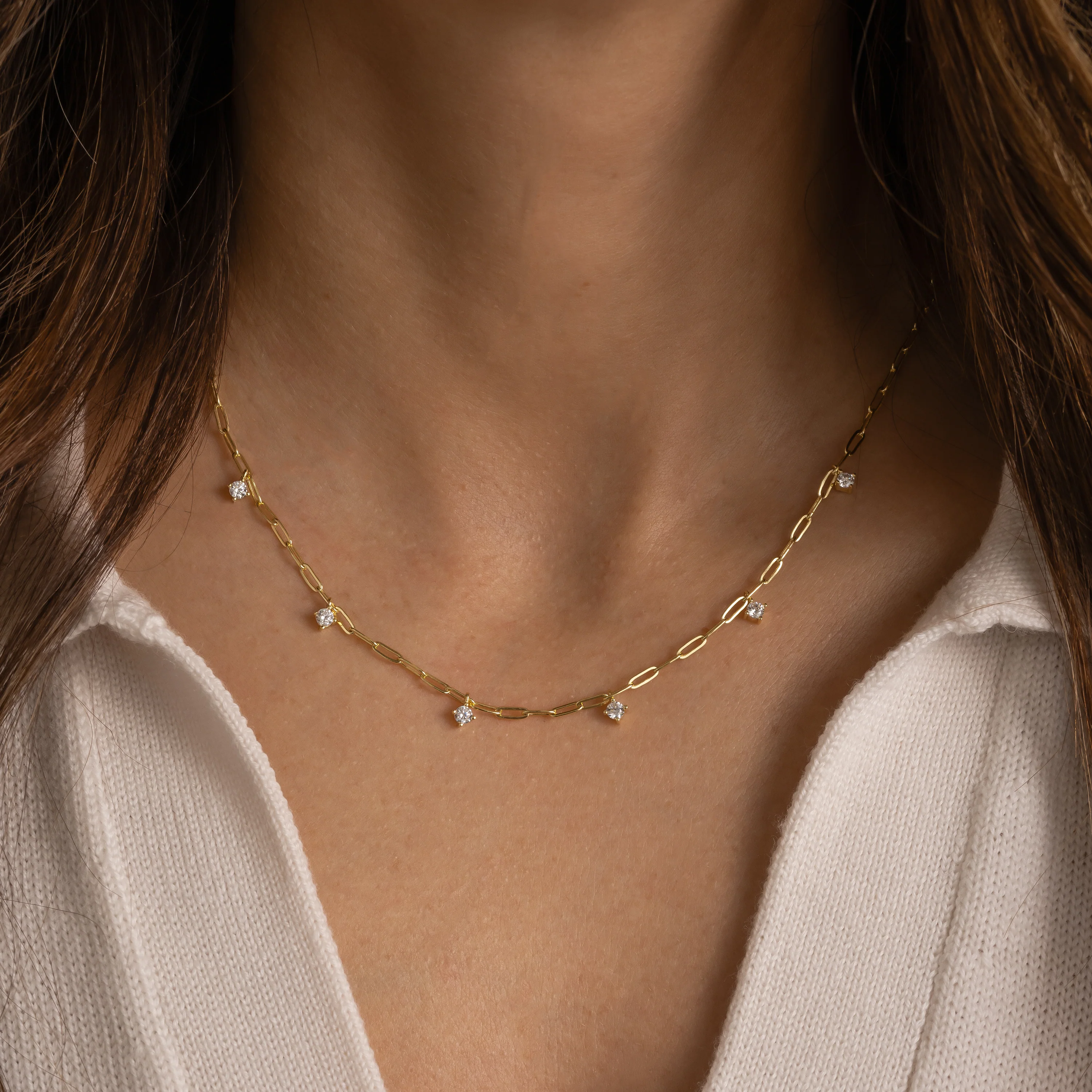 Paperclip Charm Necklace - Image 2